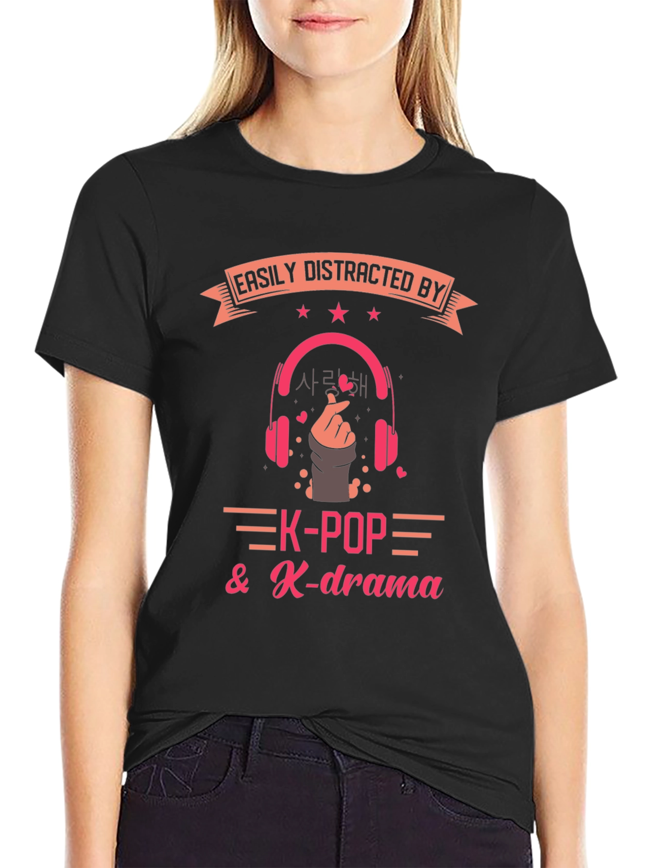 K-Pop & K-Drama Easily Distracted By T-Shirt