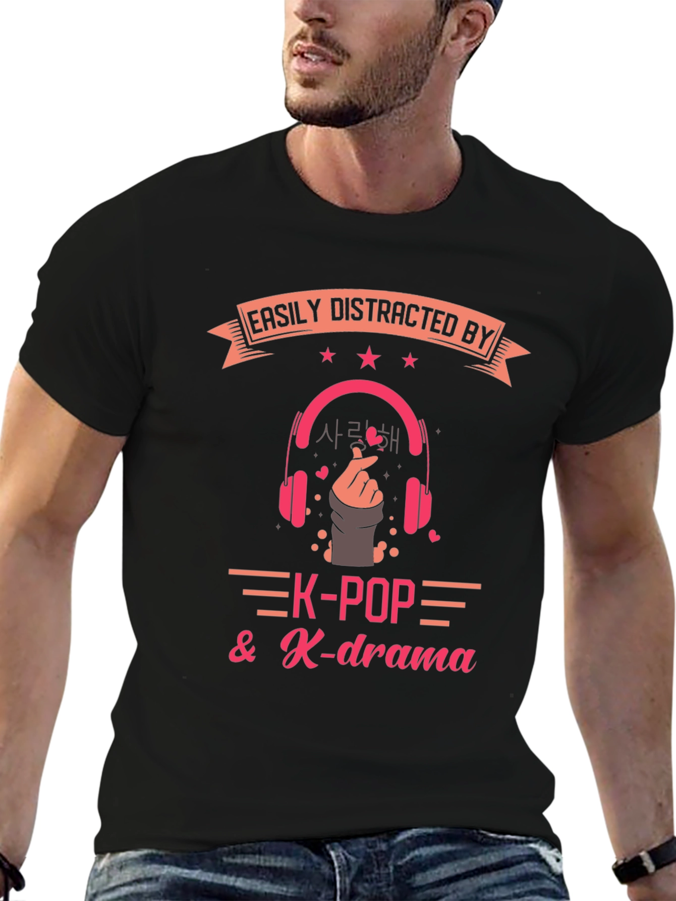 K-Pop & K-Drama Easily Distracted By T-Shirt