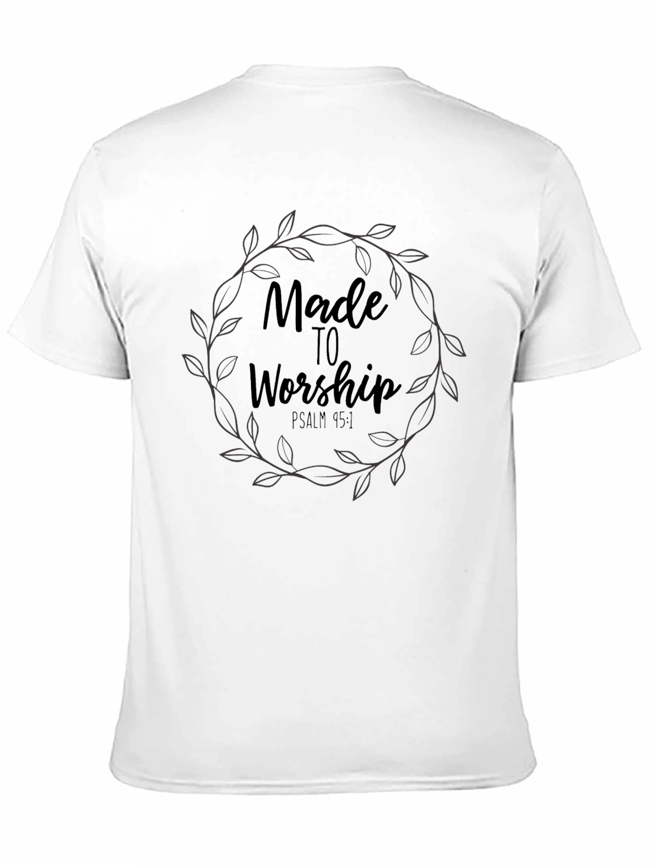 Made To Worship Black Christian T-Shirt