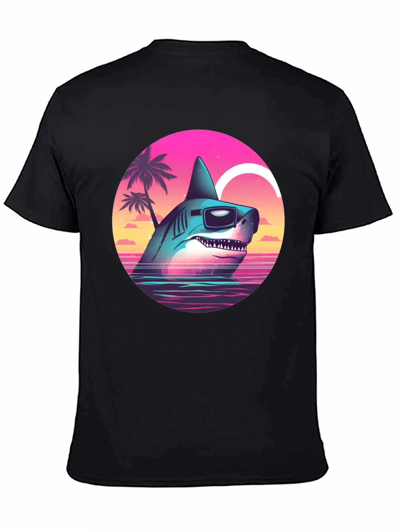 Retro Shark T-Shirt - Summer Vibes