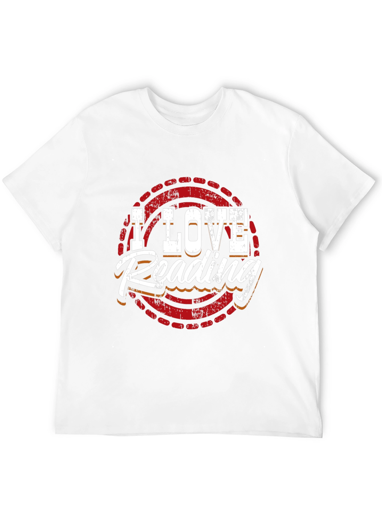 I Love Reading Graphic Tee - Black Cotton T-Shirt