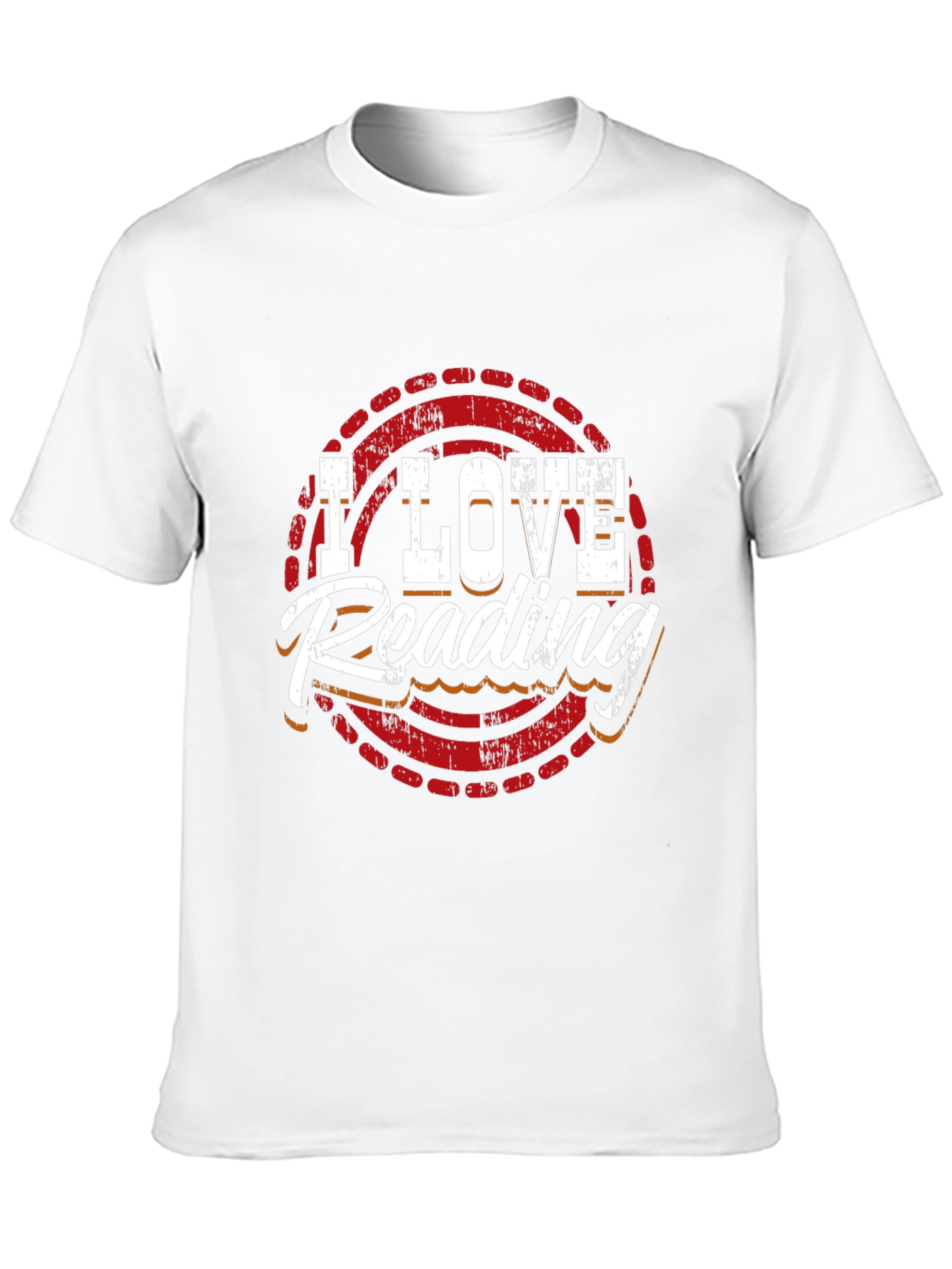 I Love Reading Graphic Tee - Black Cotton T-Shirt