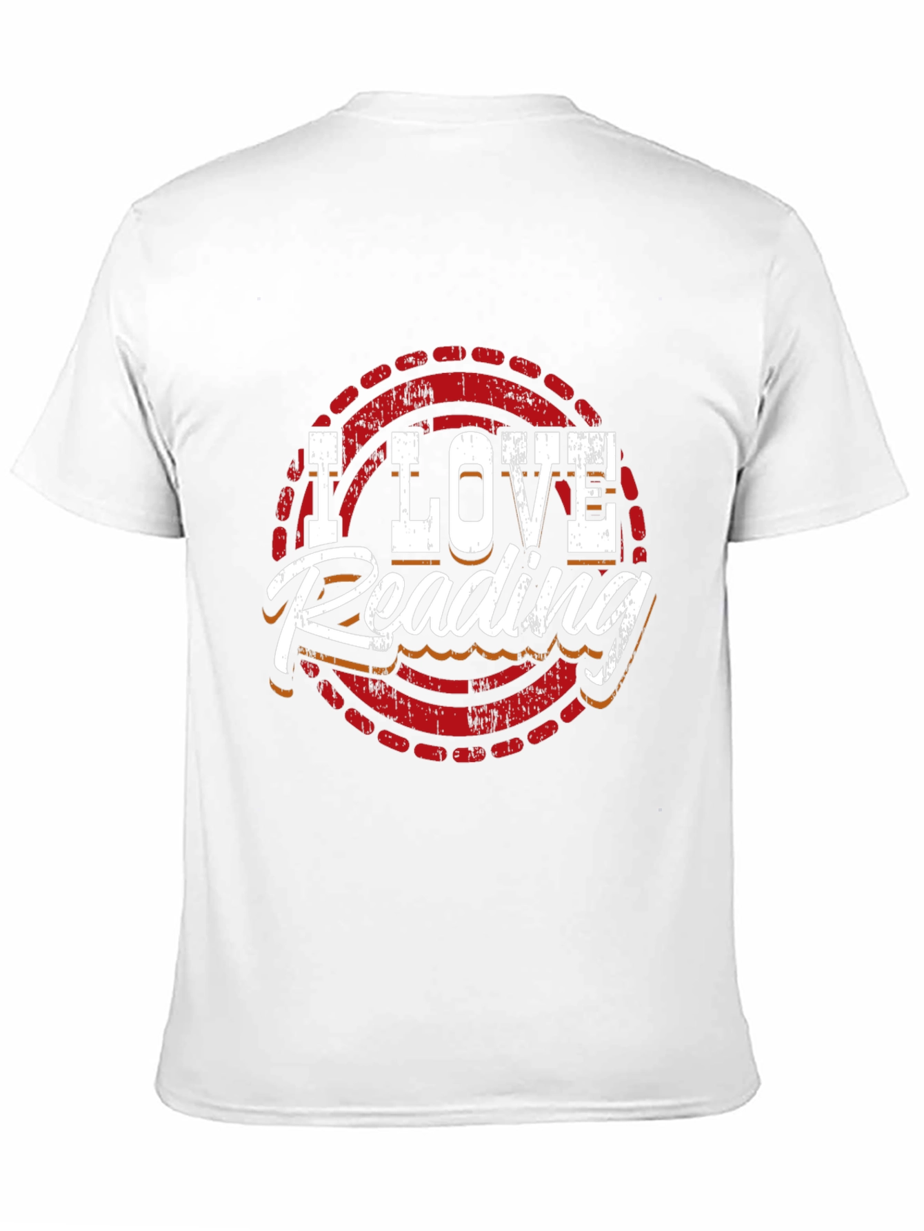 I Love Reading Graphic Tee - Black Cotton T-Shirt