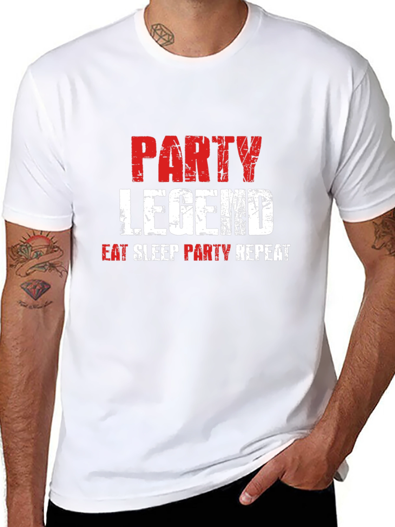 Party Legend Graphic Tee - Black T-Shirt