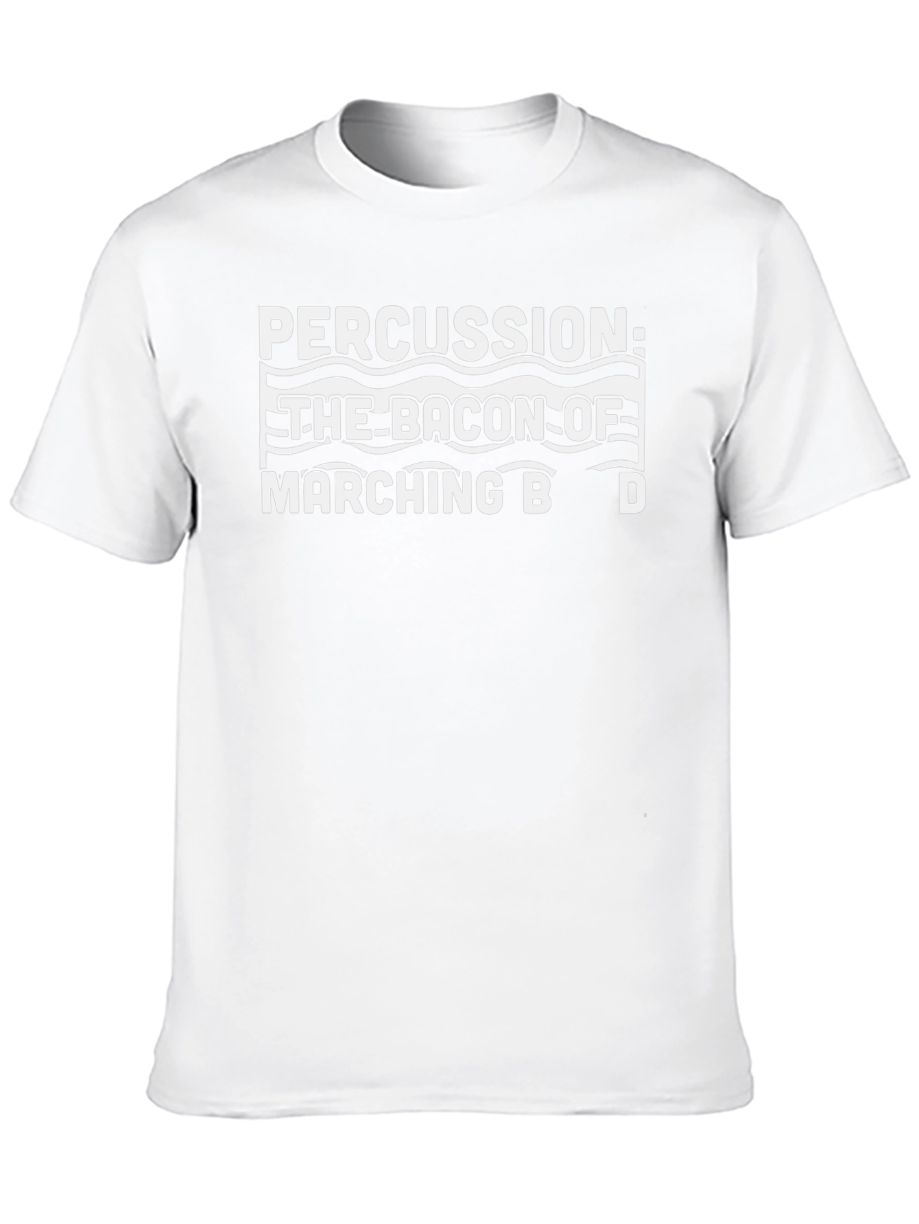Percussion Bacon of Marching Band T-Shirt