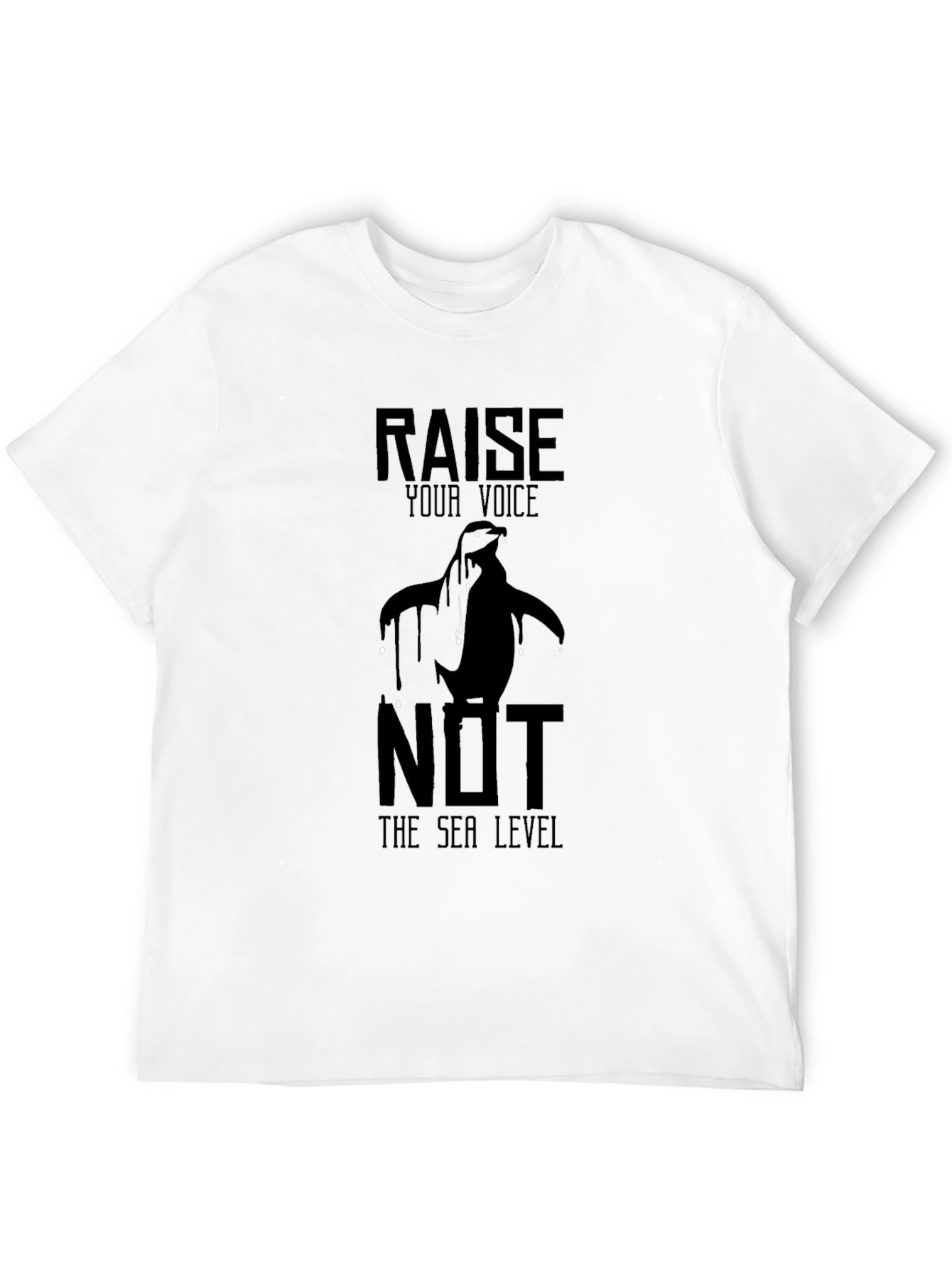 Raise Your Voice Penguin Graphic Tee