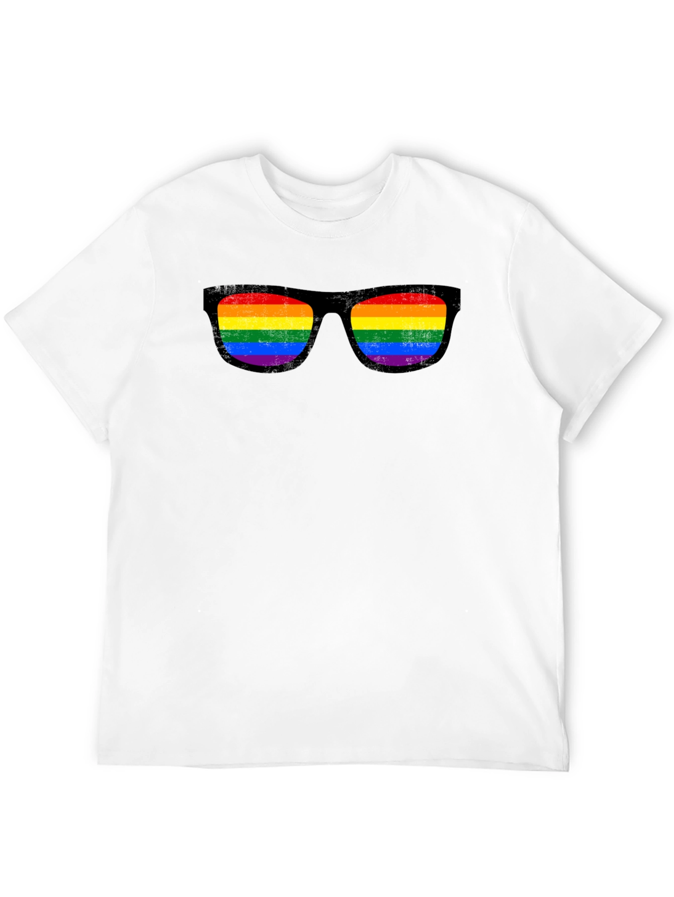 LGBTQ+ Rainbow Sunglasses Graphic Tee