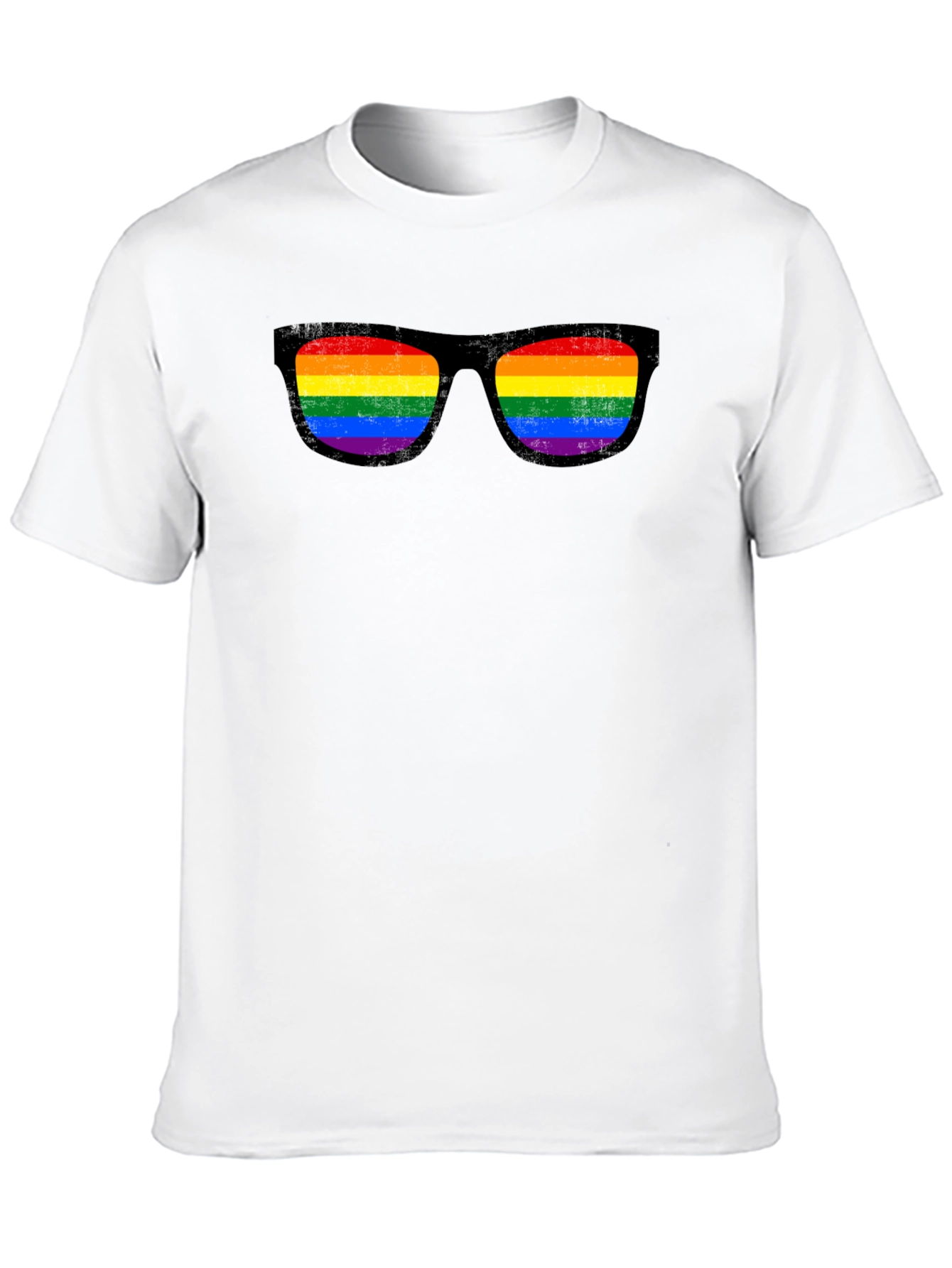 LGBTQ+ Rainbow Sunglasses Graphic Tee