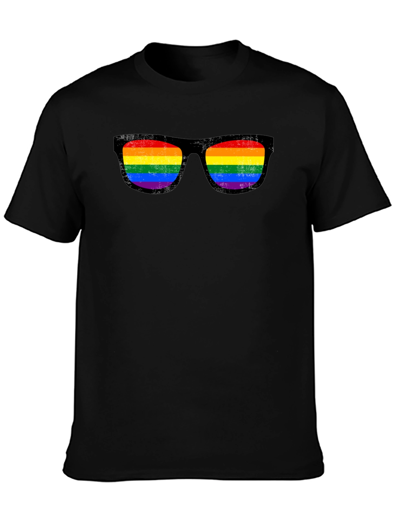LGBTQ+ Rainbow Sunglasses Graphic Tee