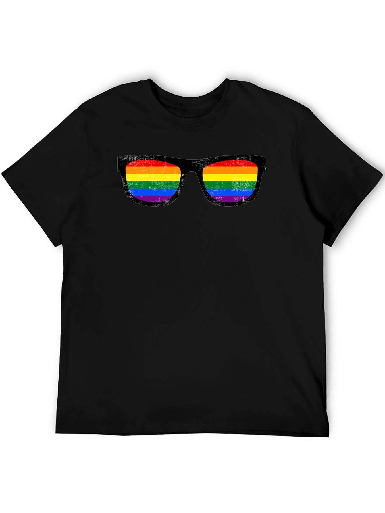 LGBTQ+ Rainbow Sunglasses Graphic Tee