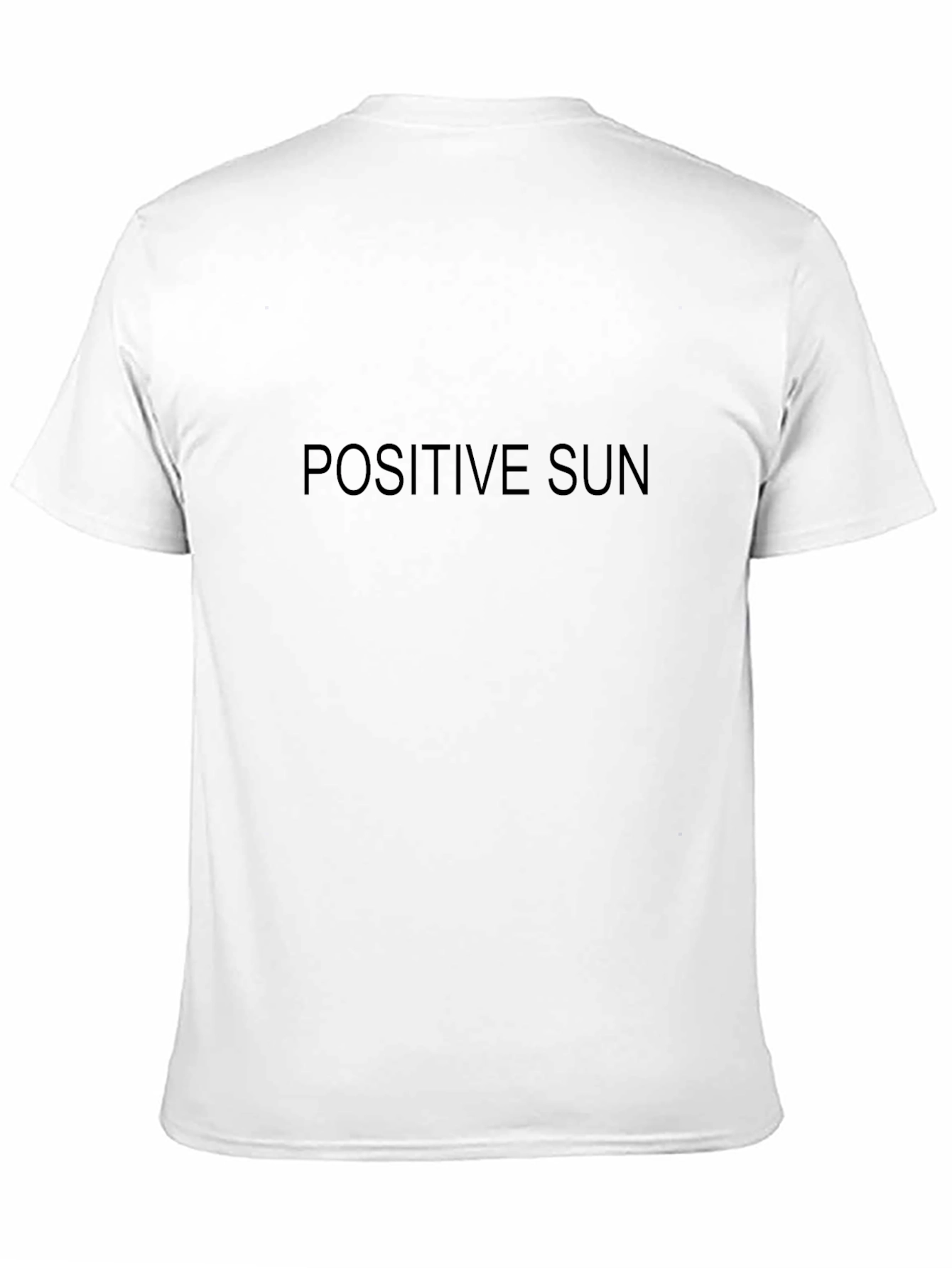 Positive Sun Graphic Tee - Black Casual T-Shirt