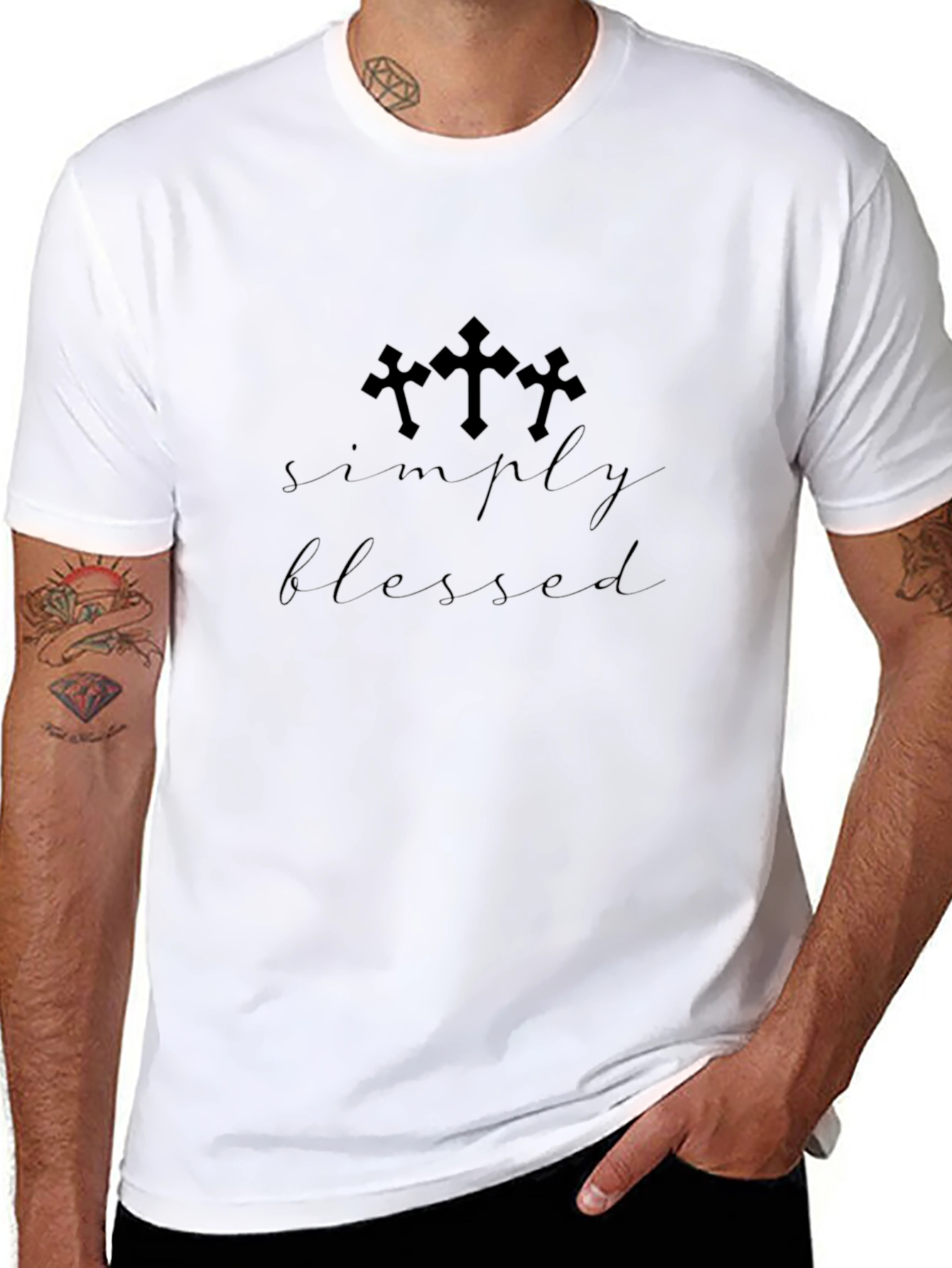 Simply Blessed Tee - Christian Inspired T-Shirt