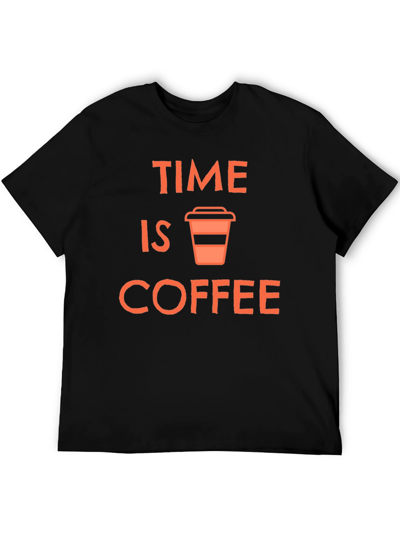 Time is Coffee T-Shirt - Black