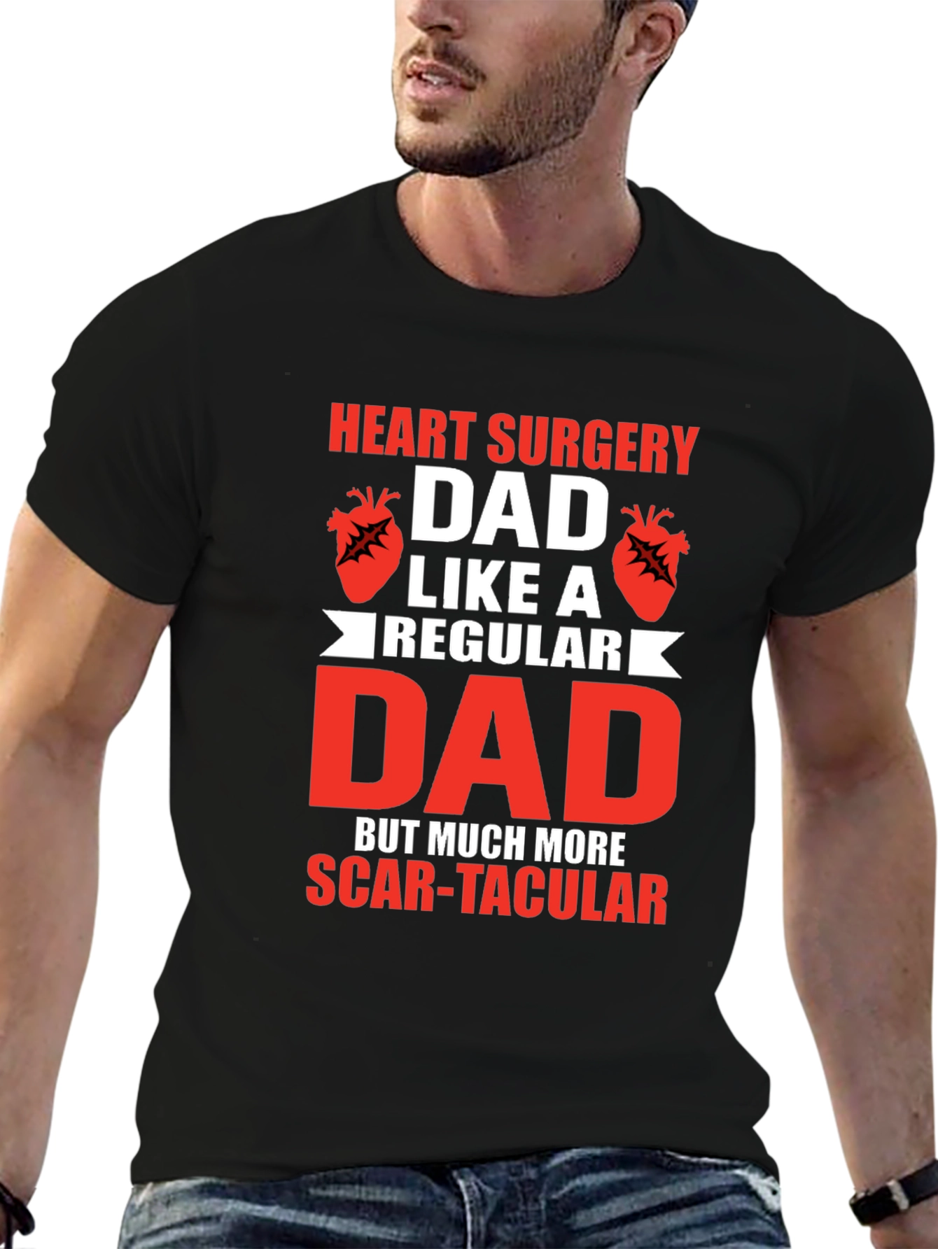 Heart Surgery Dad Scar-tacular T-Shirt