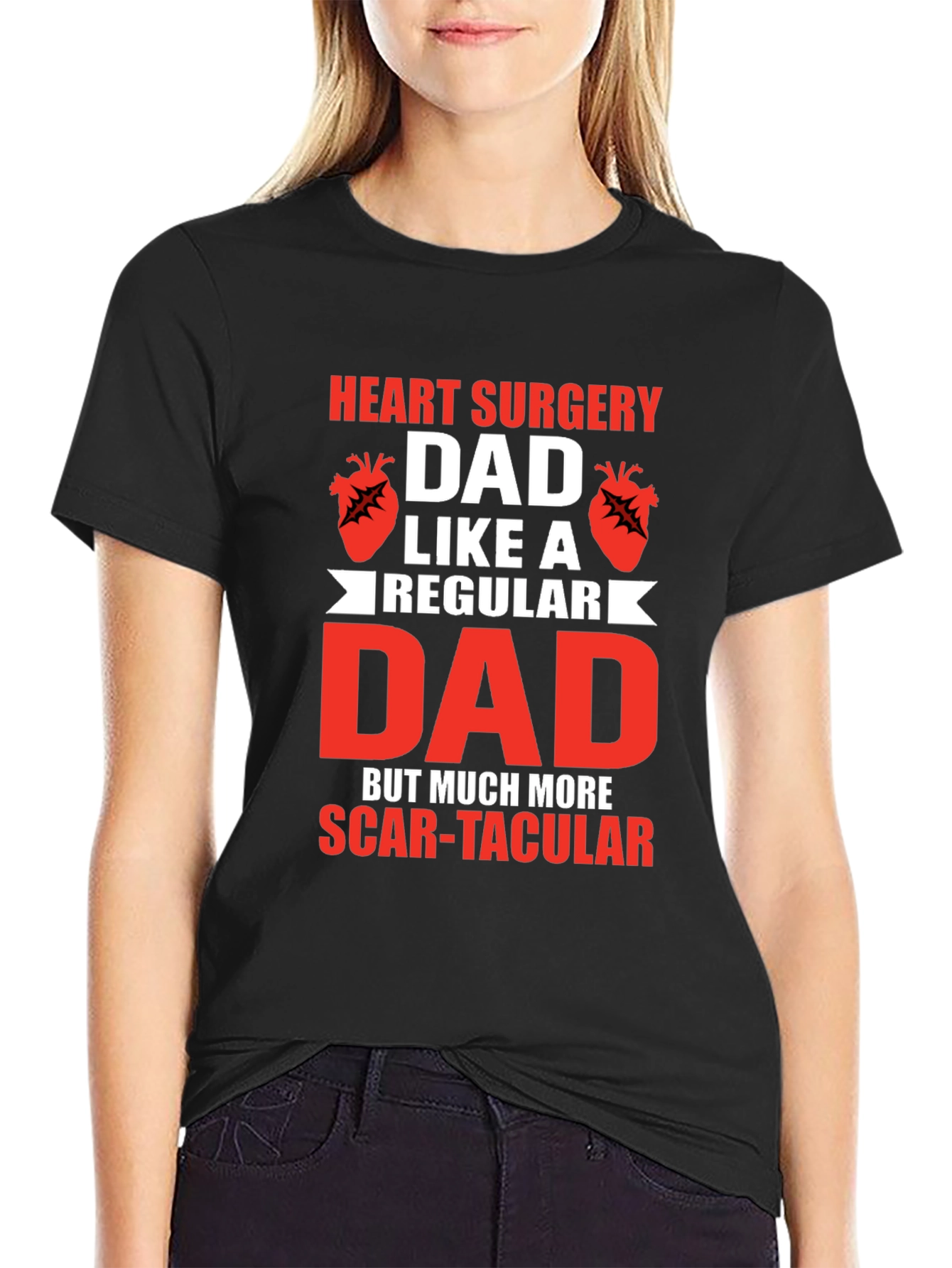 Heart Surgery Dad Scar-tacular T-Shirt