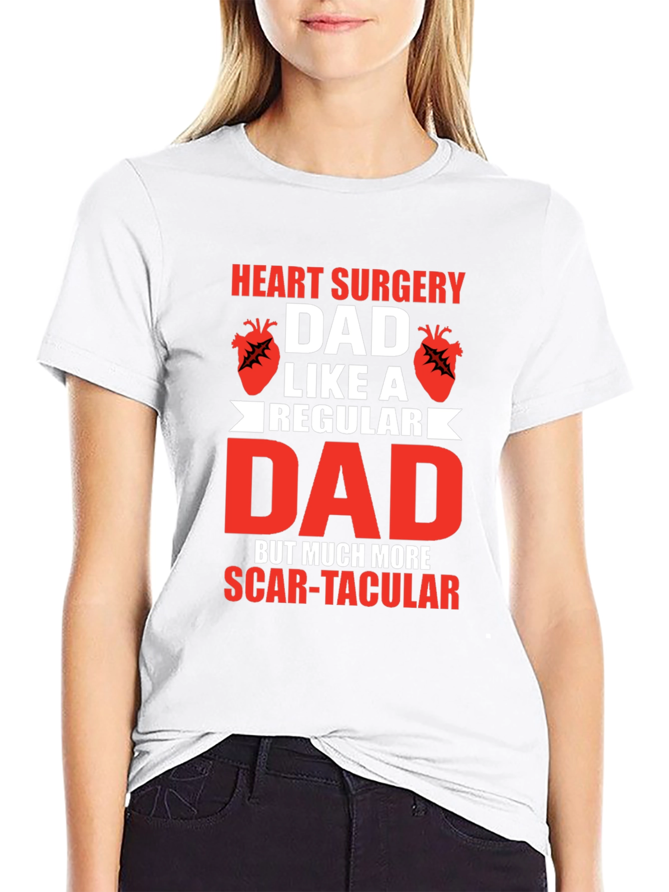 Heart Surgery Dad Scar-tacular T-Shirt