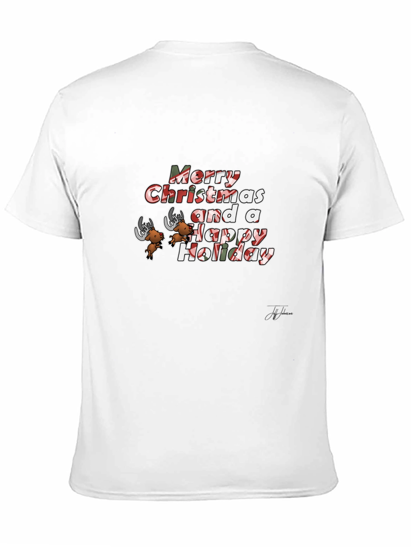 Festive Merry Christmas Holiday Graphic Tee