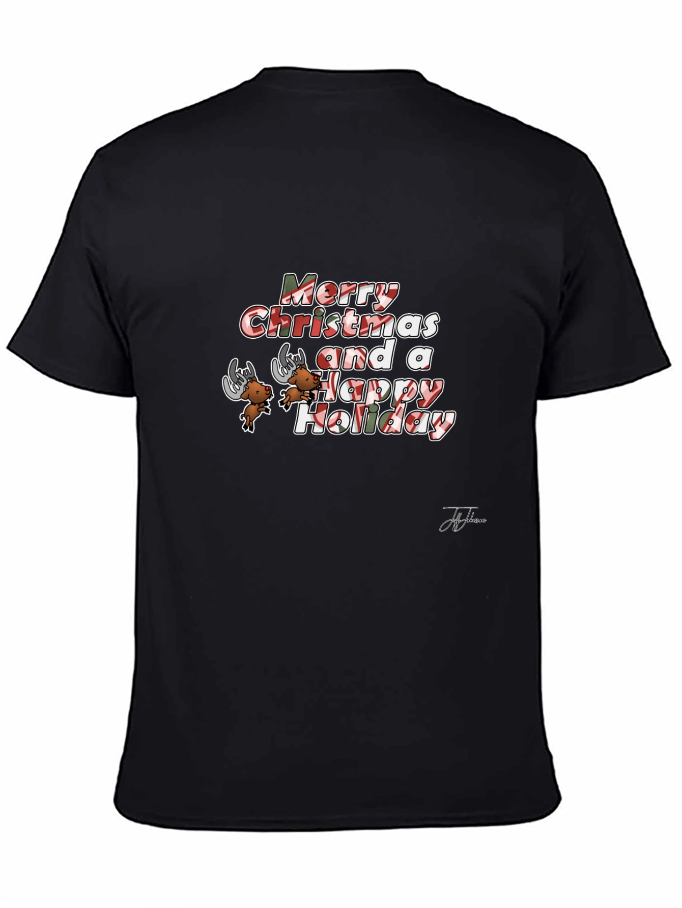 Festive Merry Christmas Holiday Graphic Tee