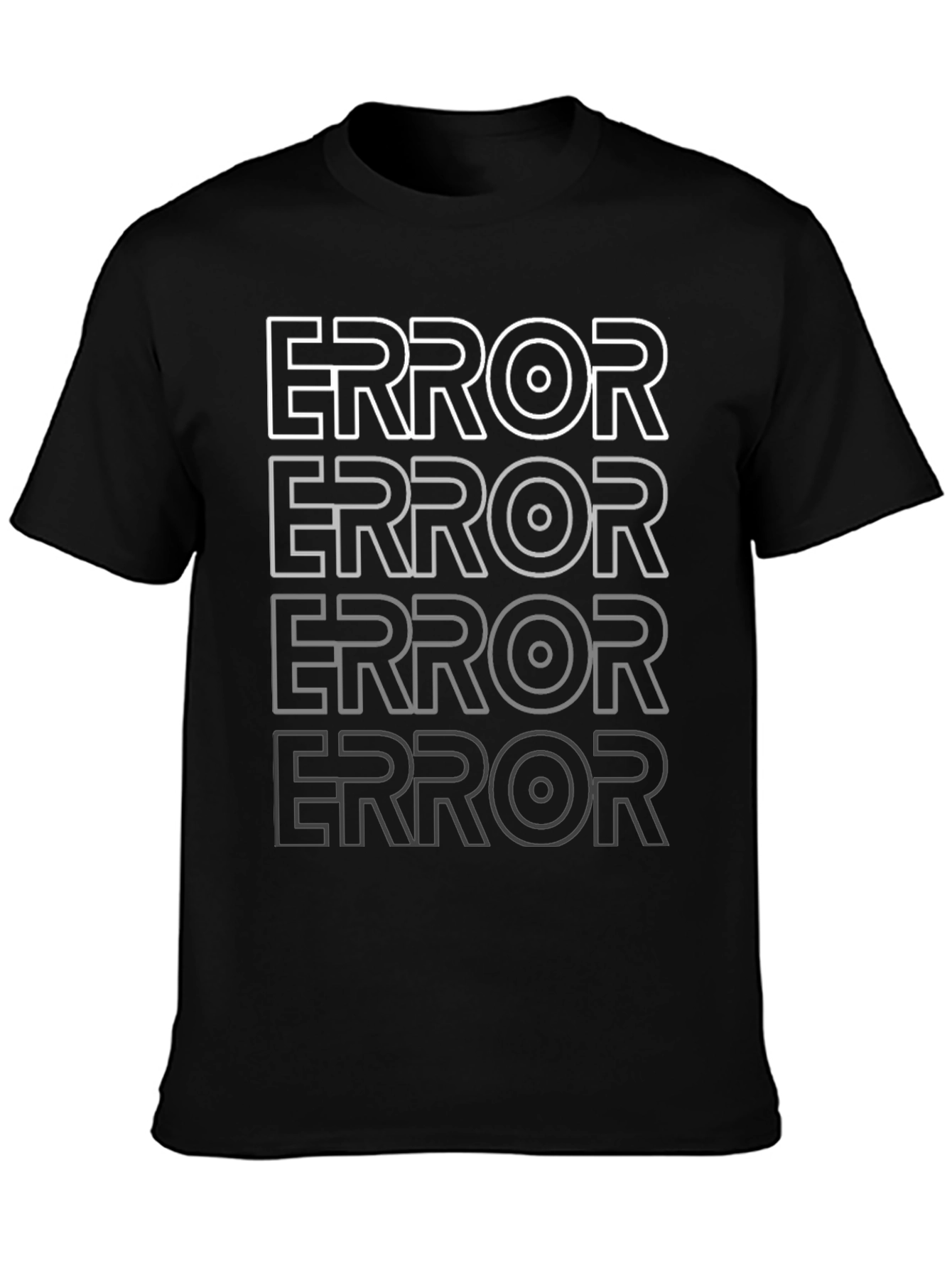 Error Graphic T-Shirt - Casual Style
