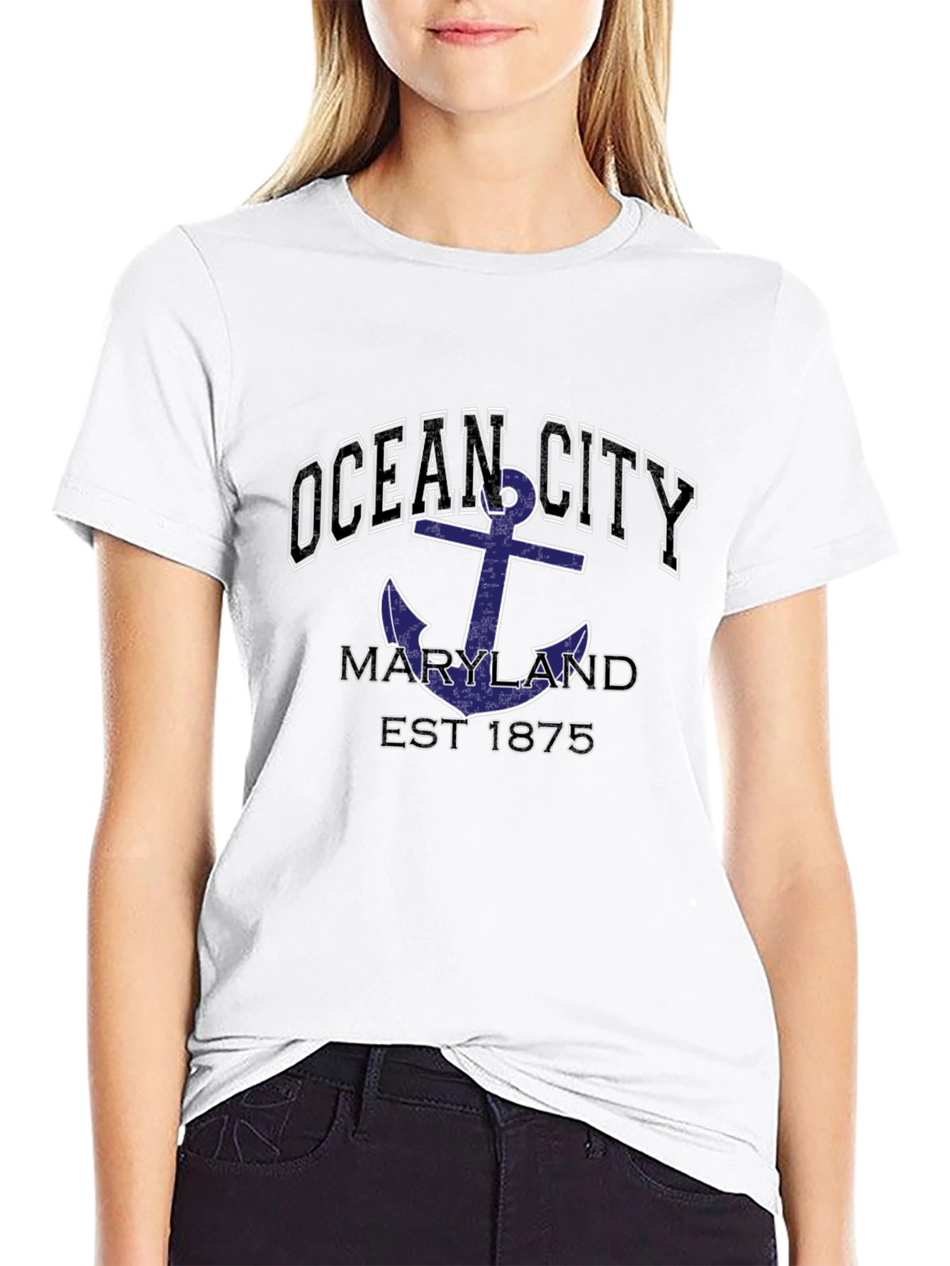 Ocean City Maryland Anchor T-Shirt
