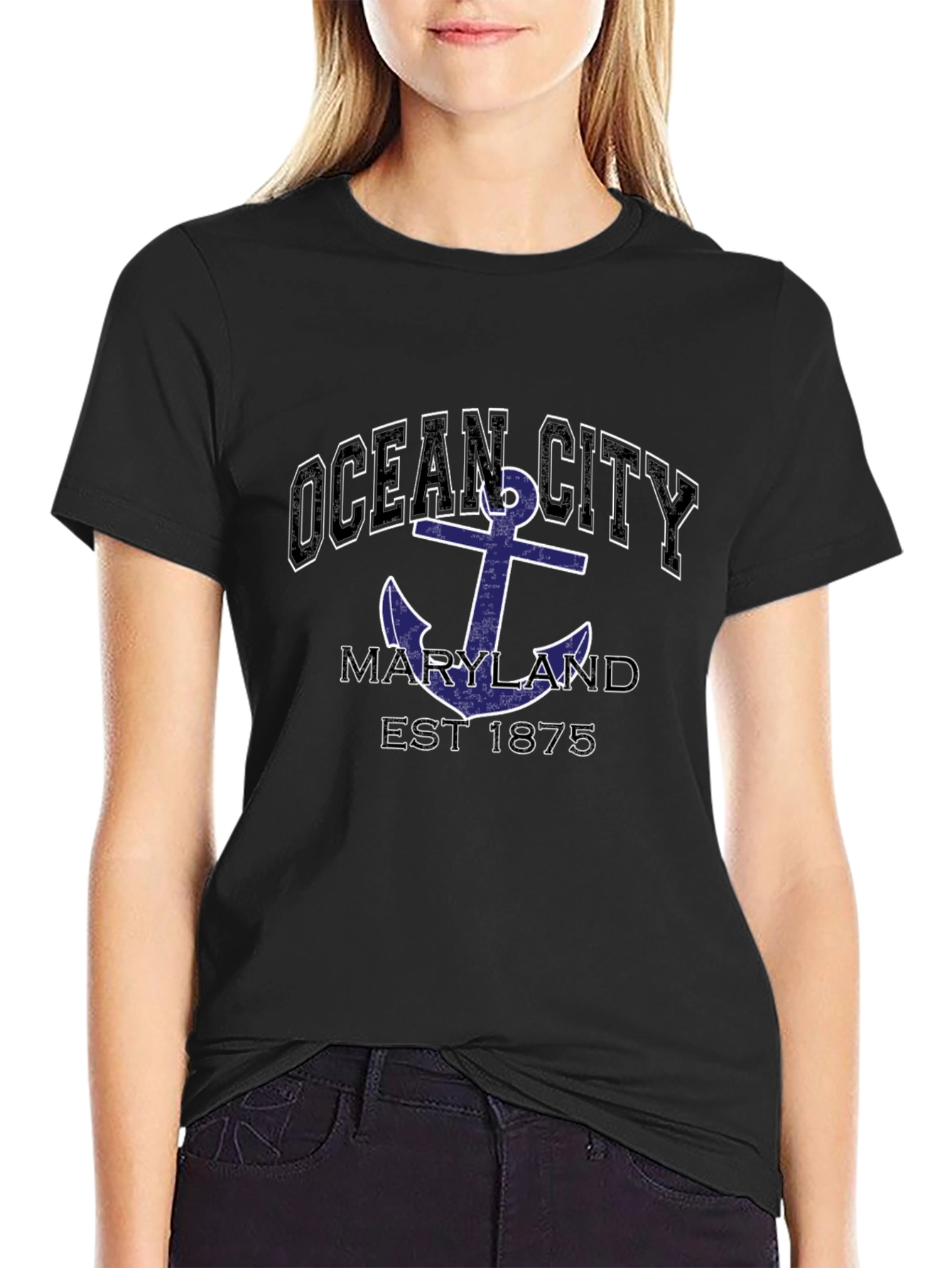 Ocean City Maryland Anchor T-Shirt