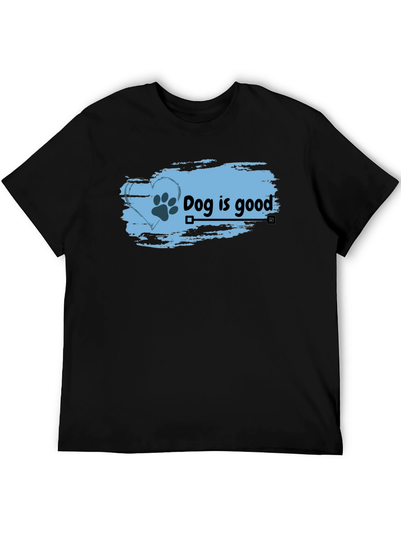 Dog is Good Black Tee