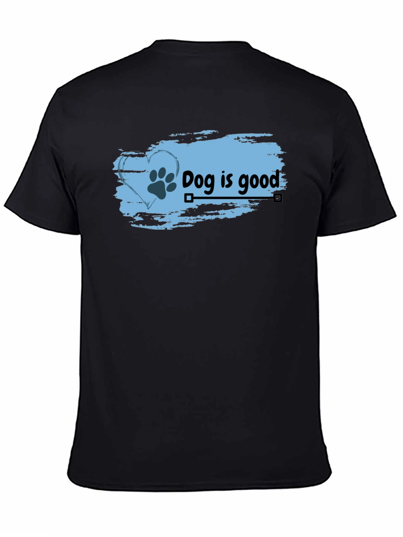 Dog is Good Black Tee