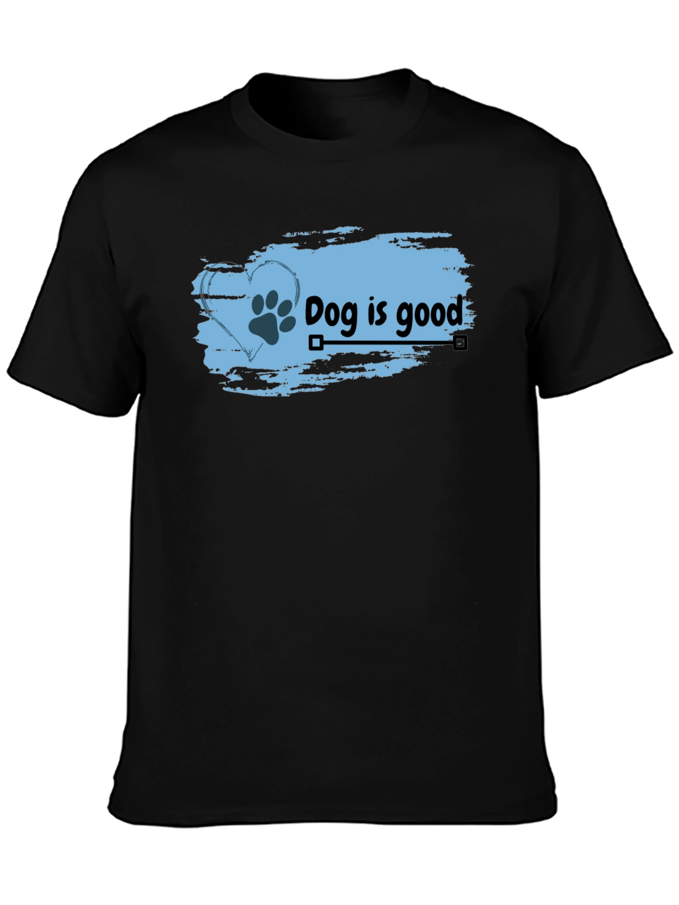 Dog is Good Black Tee