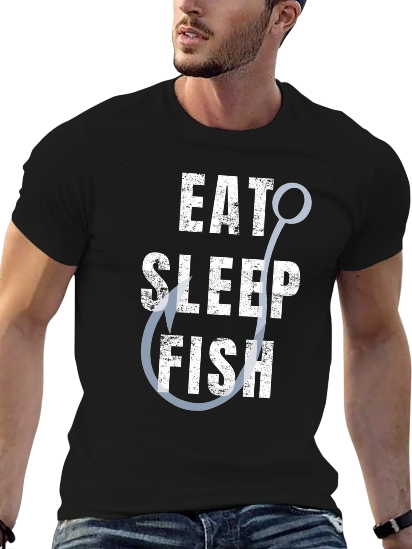 Eat Sleep Fish Graphic Tee