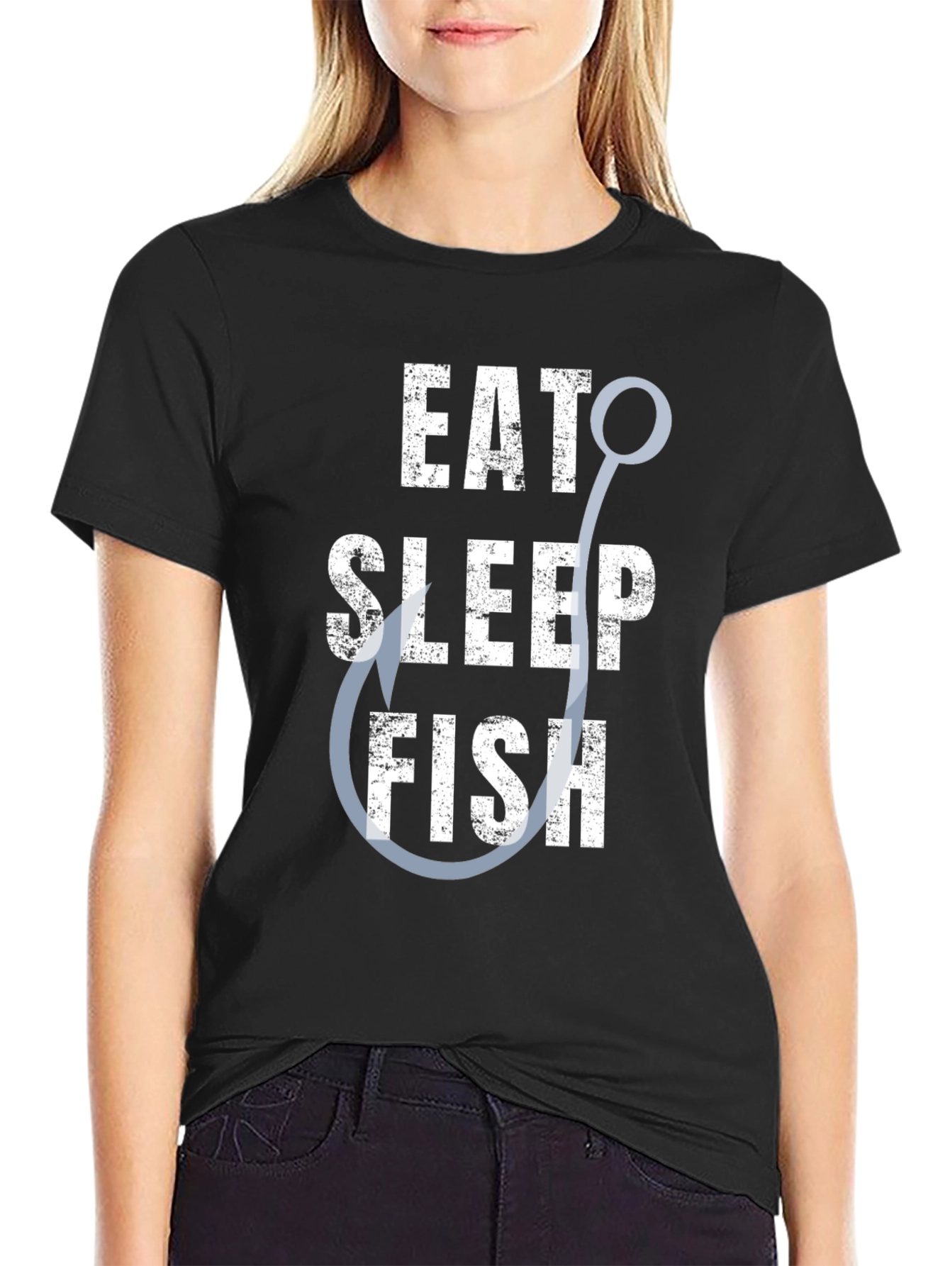 Eat Sleep Fish Graphic Tee