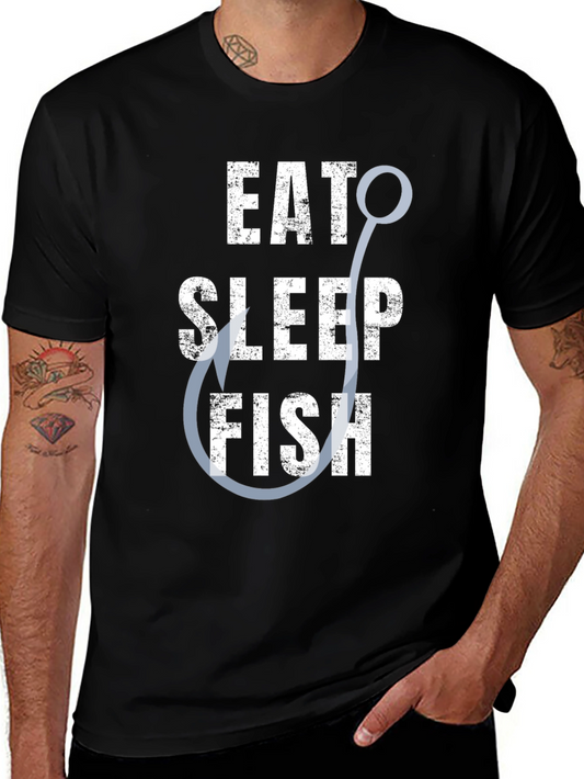 Eat Sleep Fish Graphic Tee