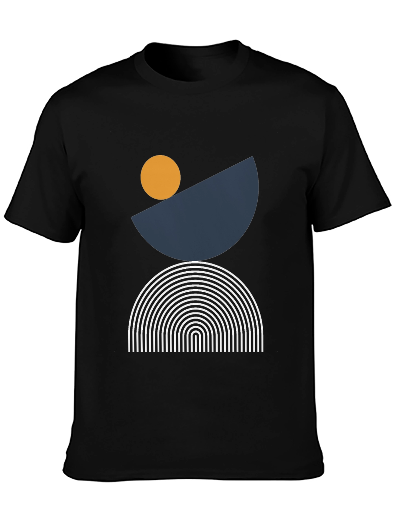 Geometric Graphic Tee - Modern Design