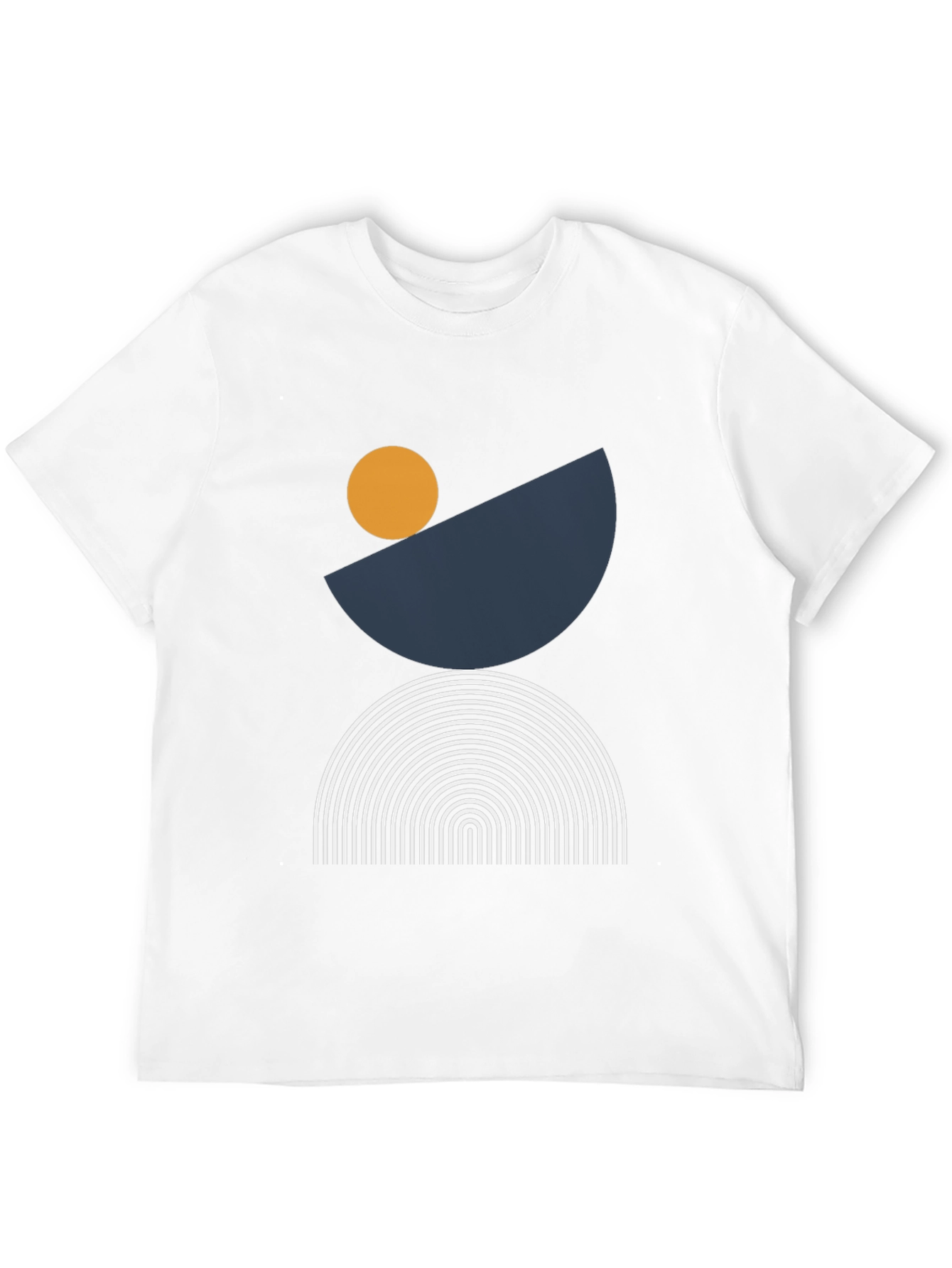 Geometric Graphic Tee - Modern Design