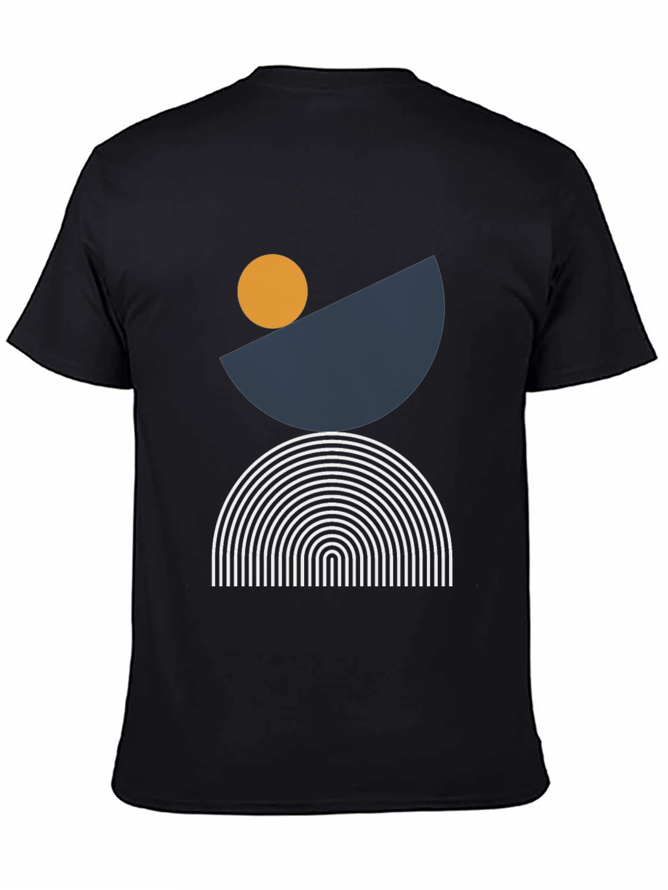 Geometric Graphic Tee - Modern Design