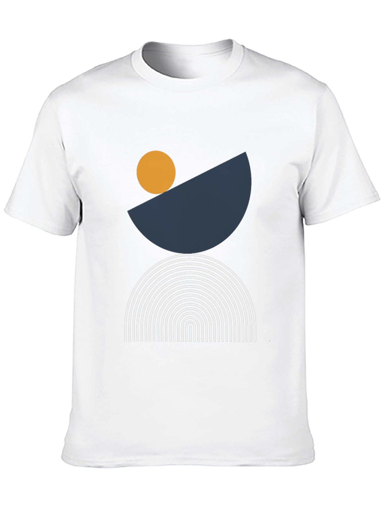 Geometric Graphic Tee - Modern Design