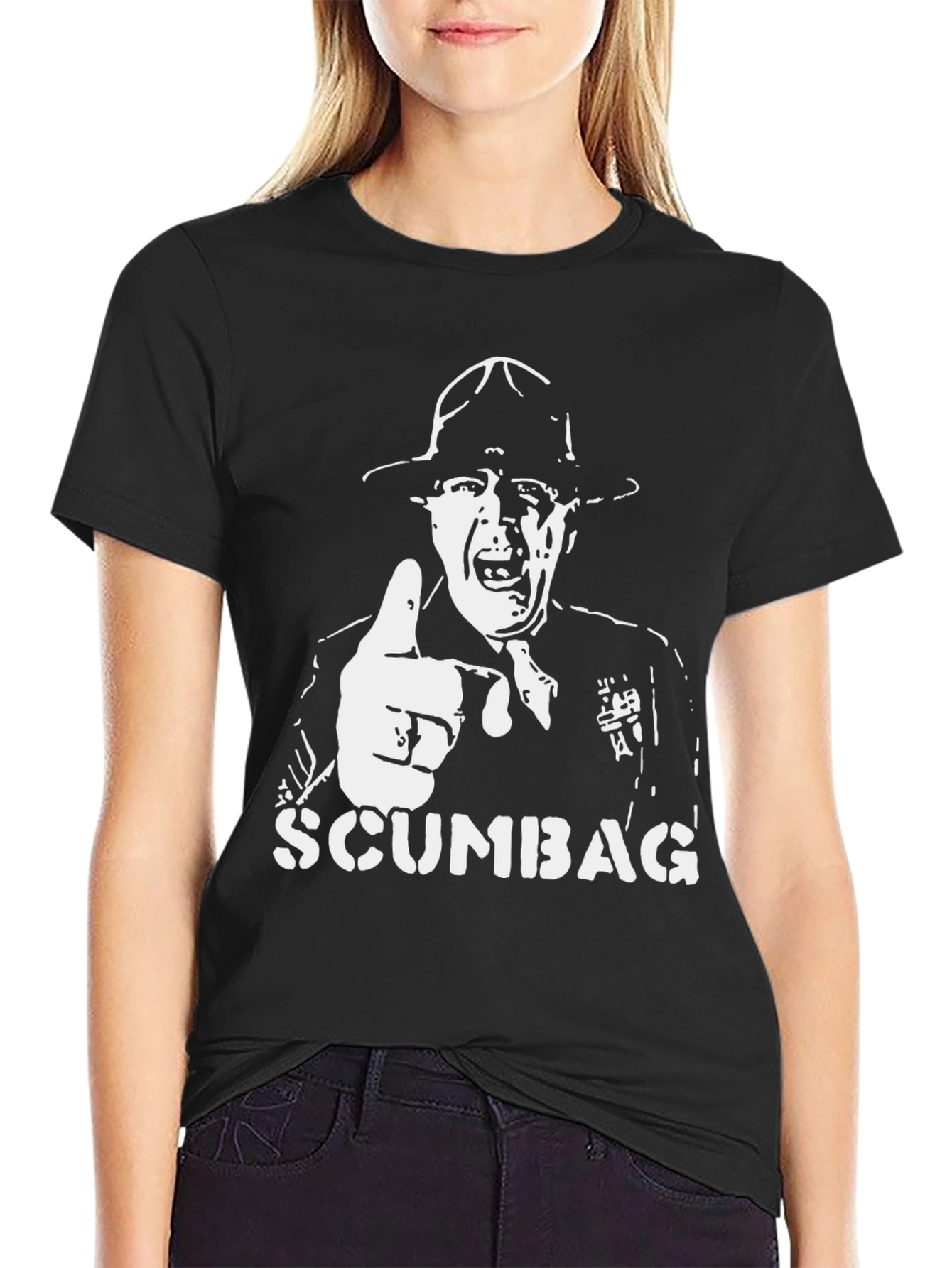 Scumbag Drill Sergeant T-Shirt - Black