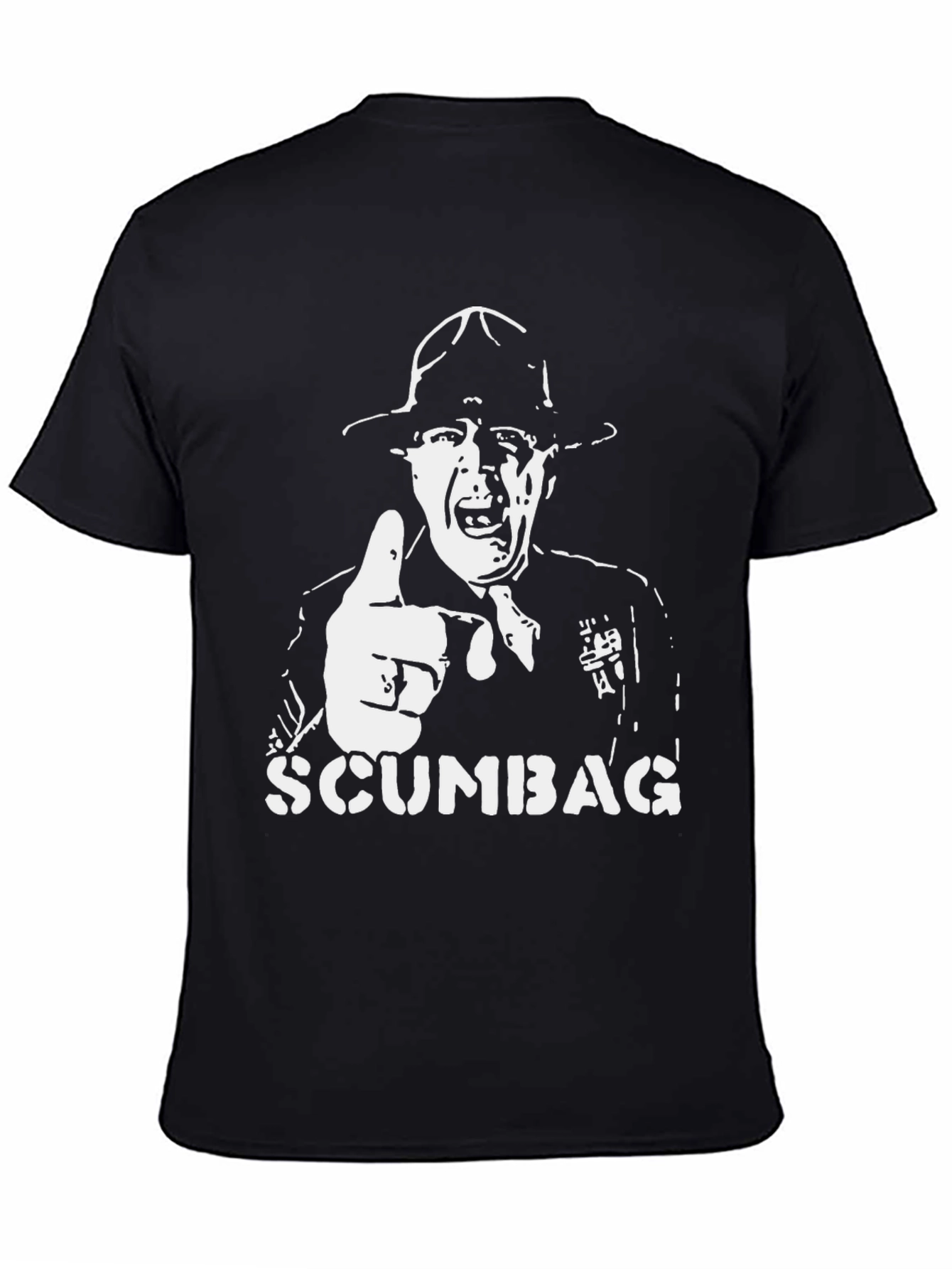 Scumbag Drill Sergeant T-Shirt - Black