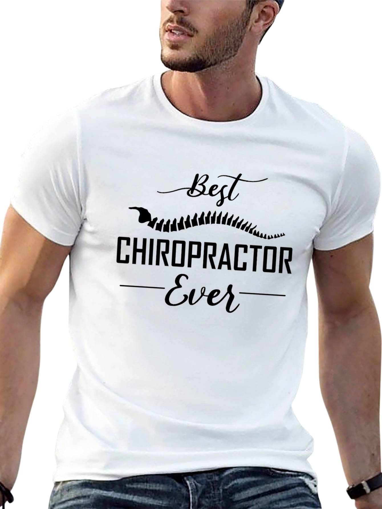 Best Chiropractor Ever T-Shirt - Black