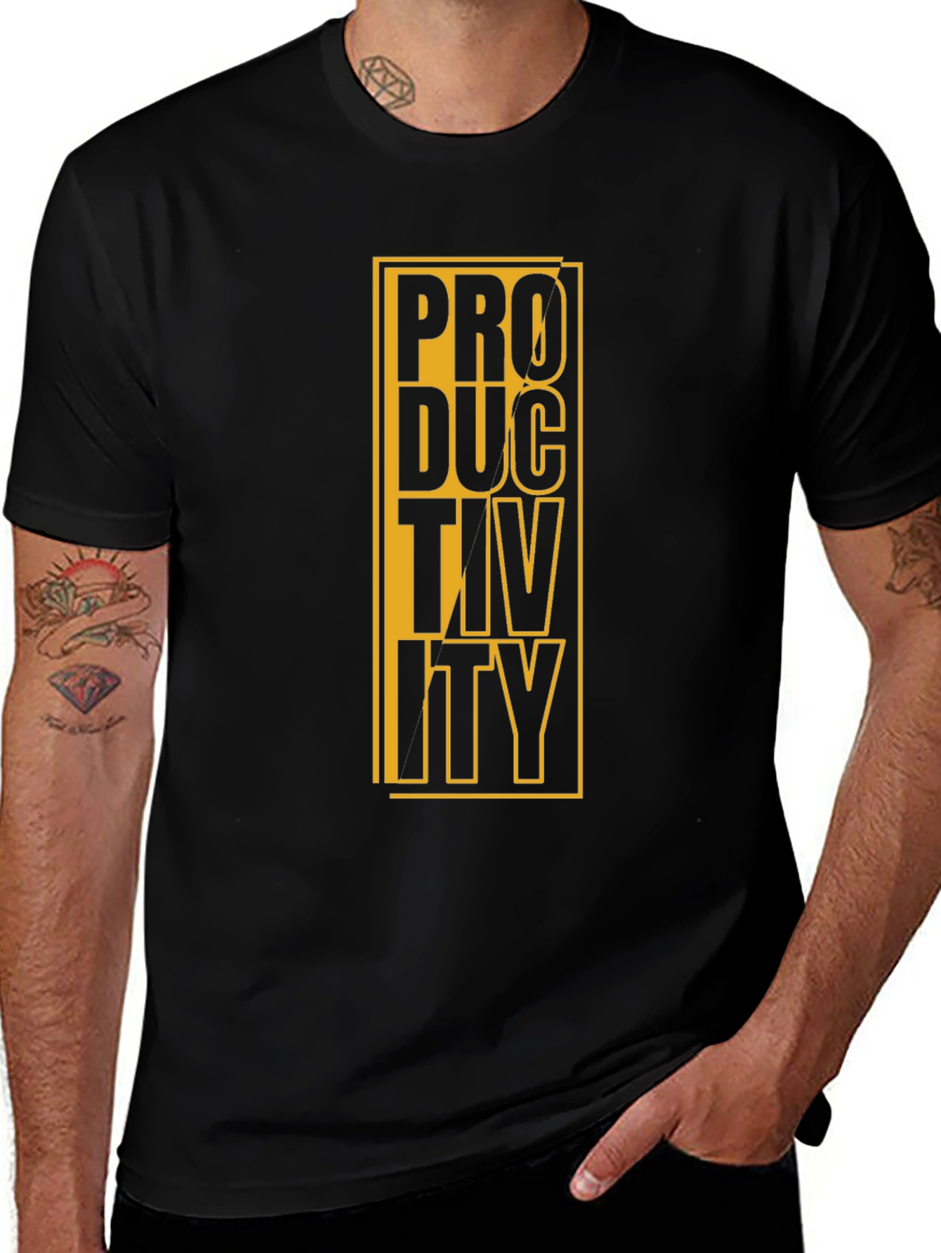 Productivity T-Shirt - Black Tee