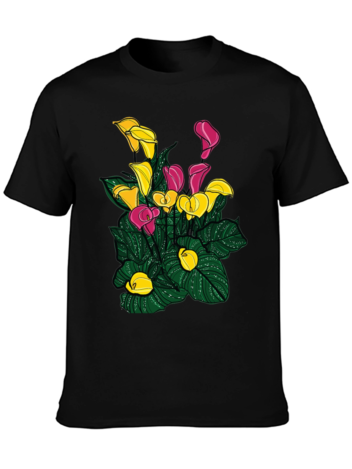 Calla Lily Graphic T-Shirt - Unique Floral Design