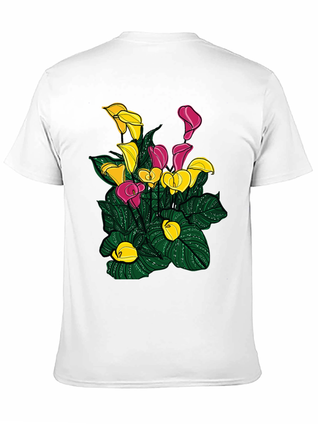 Calla Lily Graphic T-Shirt - Unique Floral Design