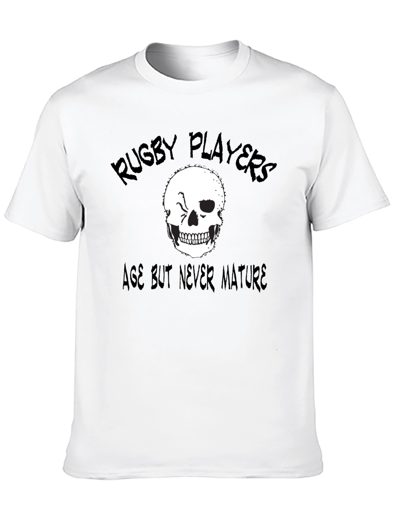 Rugby Players Age But Never Mature Graphic Tee