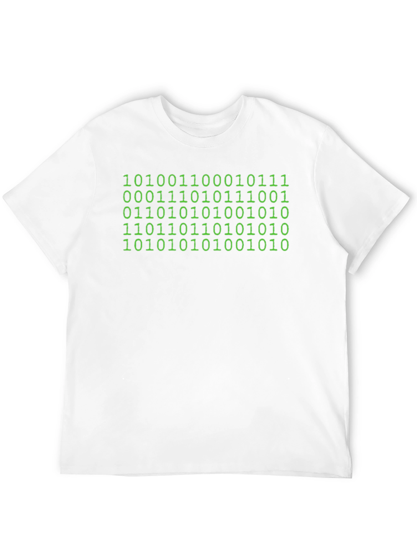 Binary Code Graphic Tee - Geek Chic Fashion