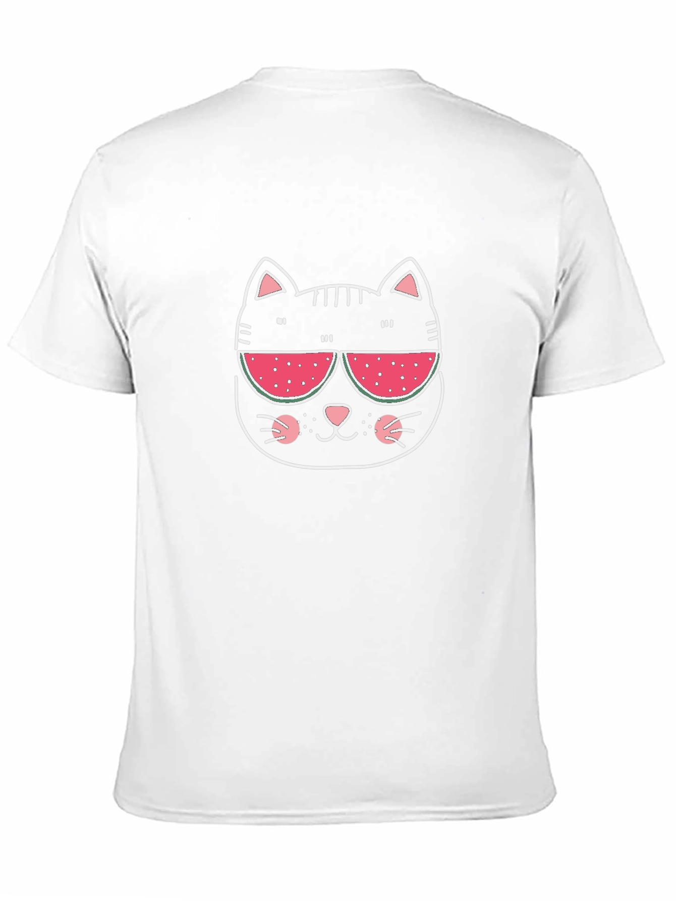 Cool Cat Watermelon Sunglasses Graphic Tee