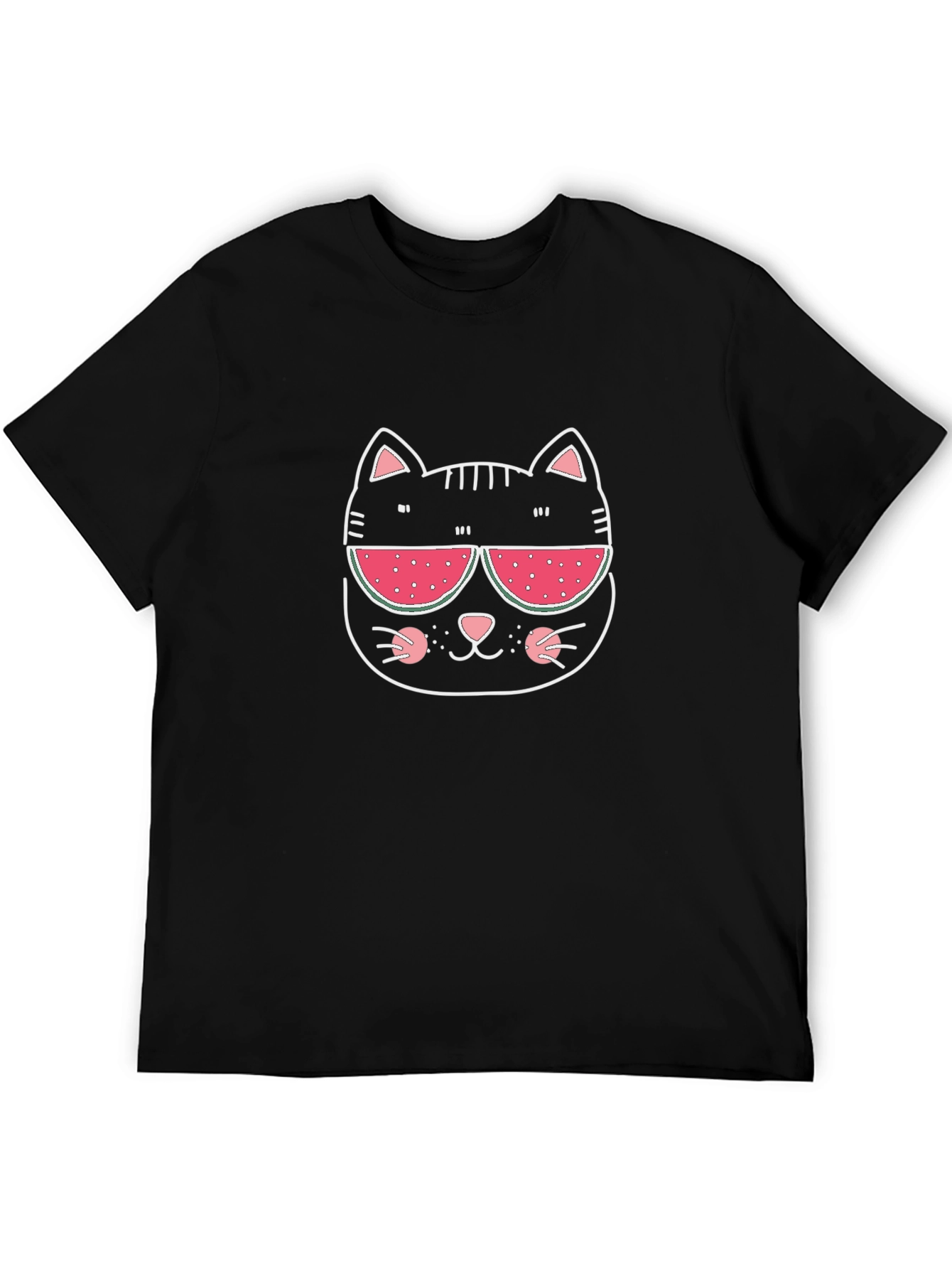 Cool Cat Watermelon Sunglasses Graphic Tee