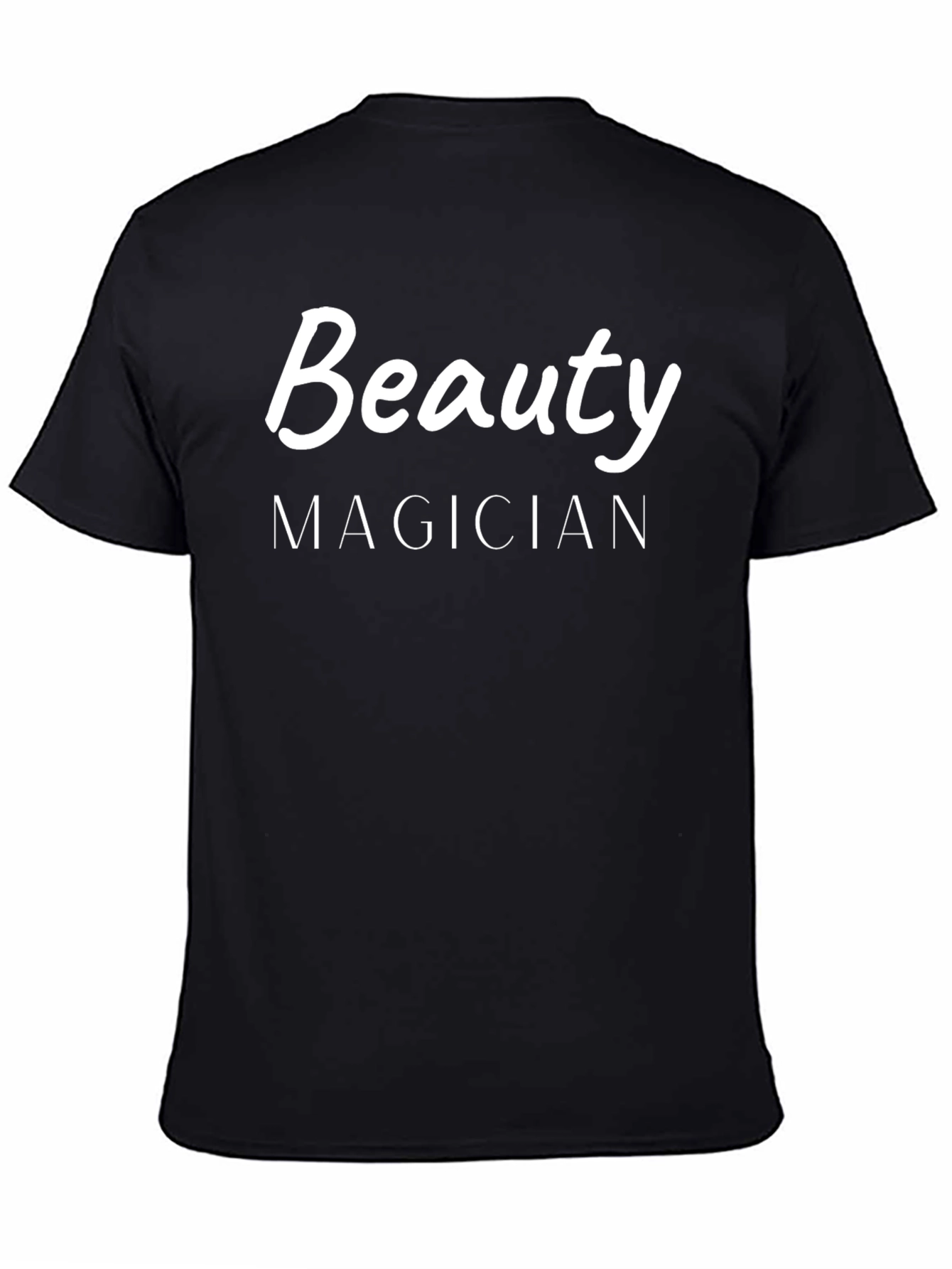 Beauty Magician Graphic Tee - Black Cotton