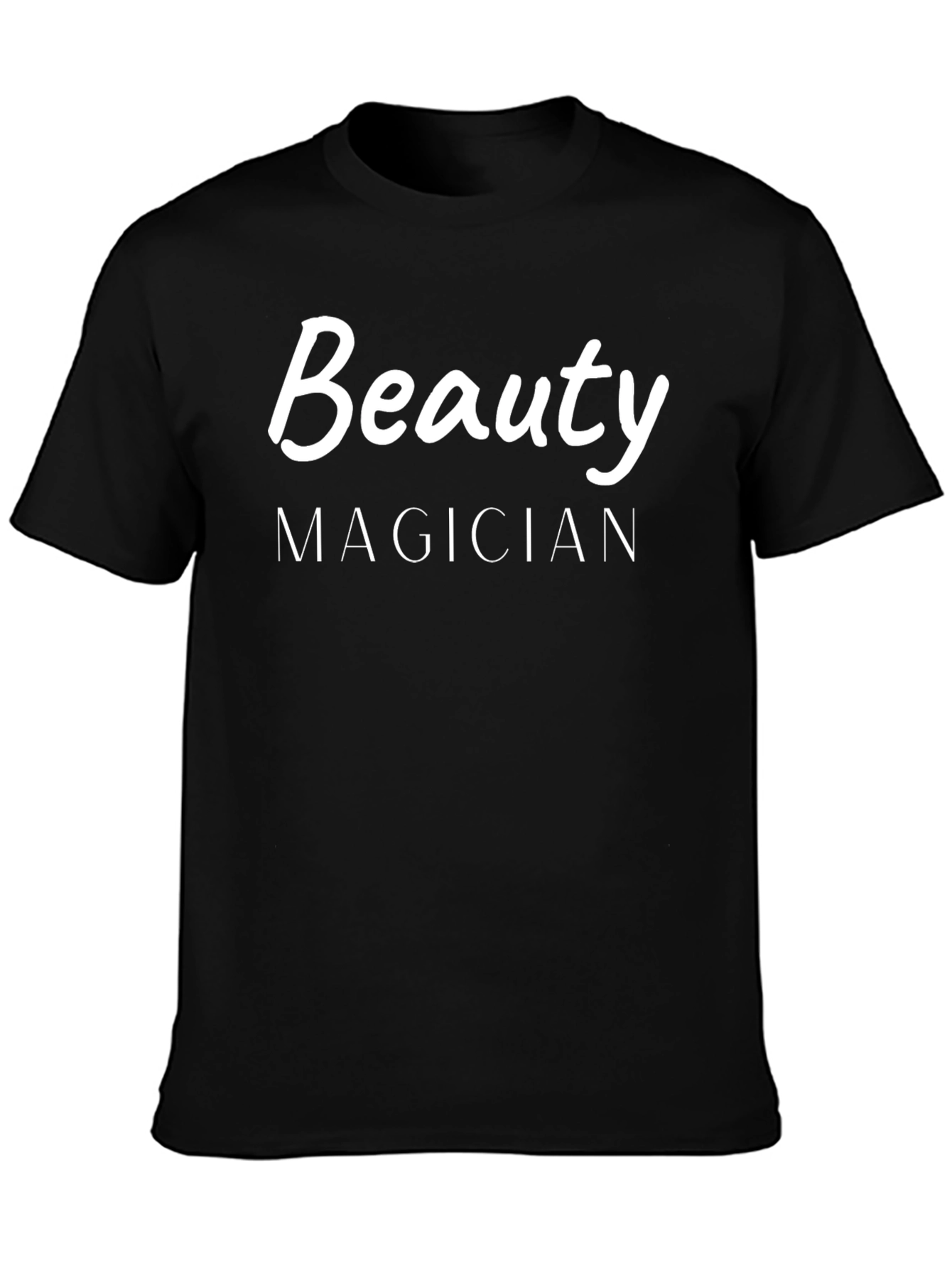 Beauty Magician Graphic Tee - Black Cotton
