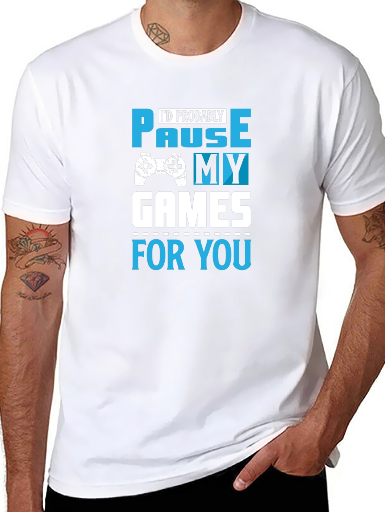 Gamer T-Shirt: Pause My Games for You