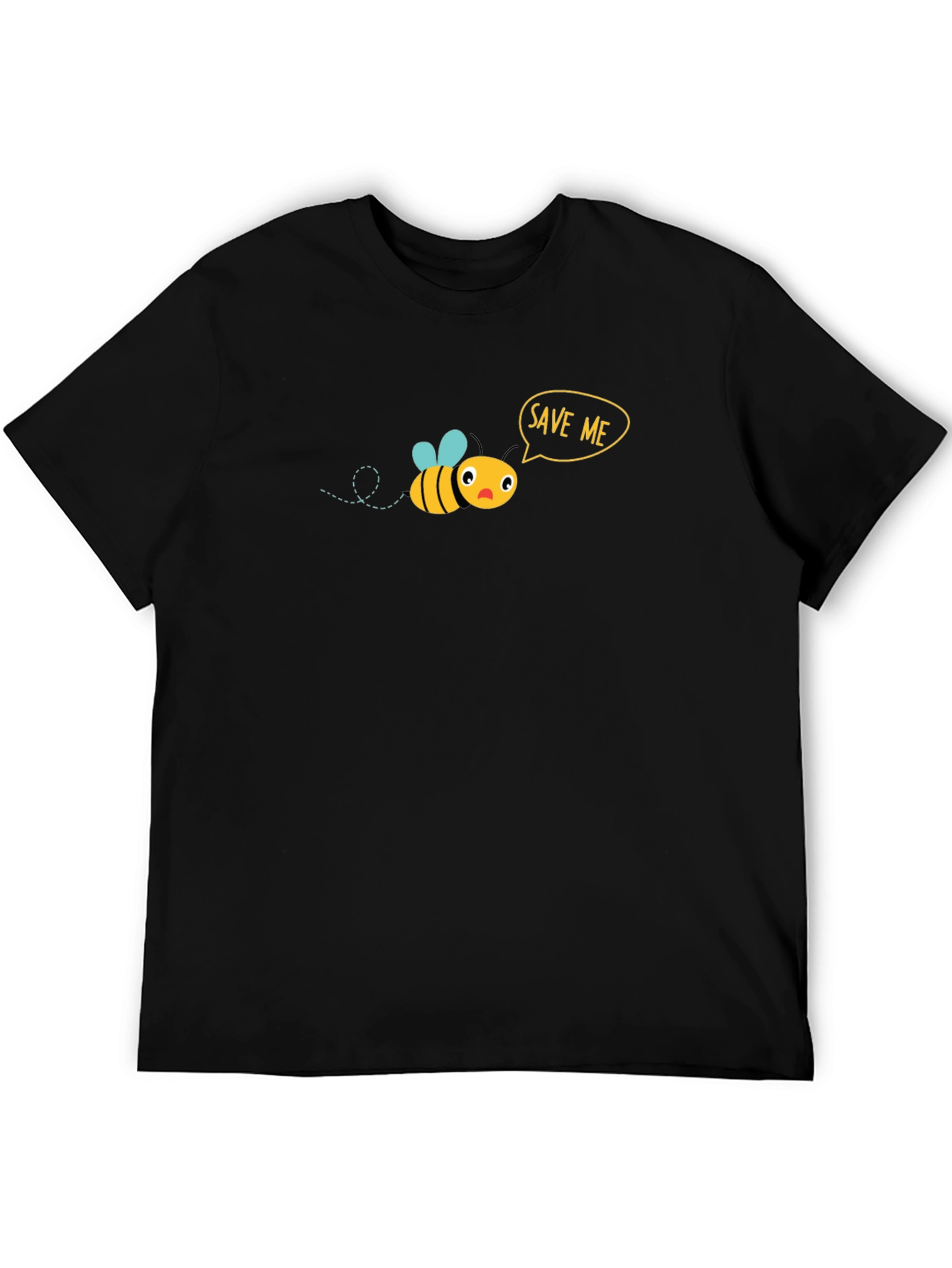 Save The Bees Graphic Tee - Black