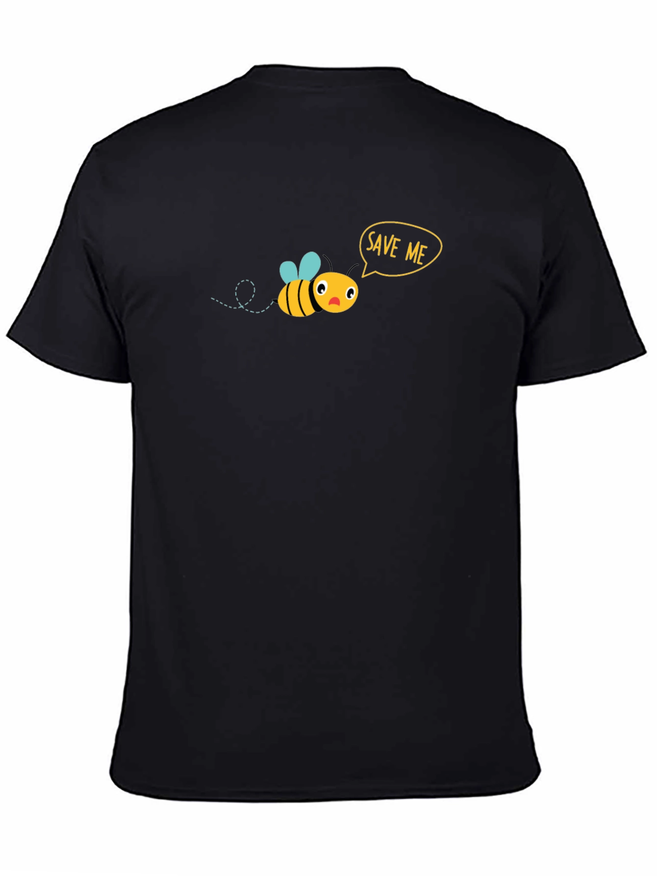 Save The Bees Graphic Tee - Black